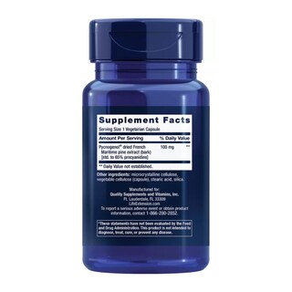 Foto 2 | Pycnogenol Life Extension 30 Cápsulas Antioxidante Natural