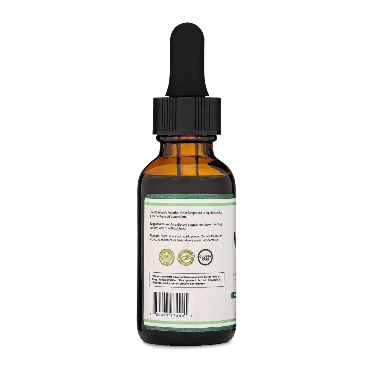 Foto 4 pulgar | Gotas de Raíz de Valeriana Double Wood 168 mg – 30 ml