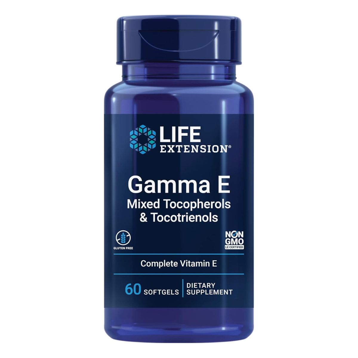 Foto 2 pulgar | Gamma E – Vitamina E de Espectro Completo Life Extension 60 Cápsulas