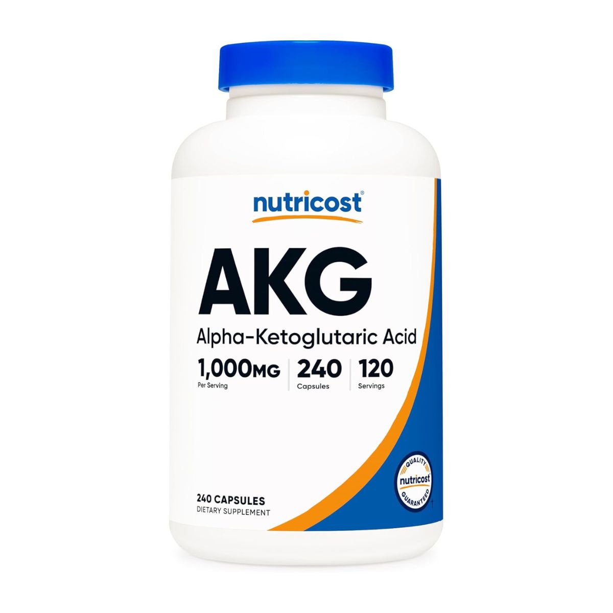 Foto 2 pulgar | Suplemento Nutricost Akg 1000 Mg 240 Cápsulas