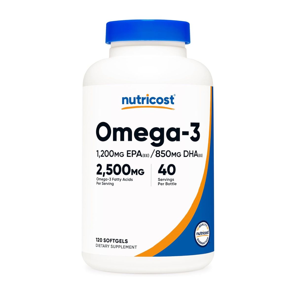 Foto 2 pulgar | Suplemento Nutricost Omega 3 120 Softgels