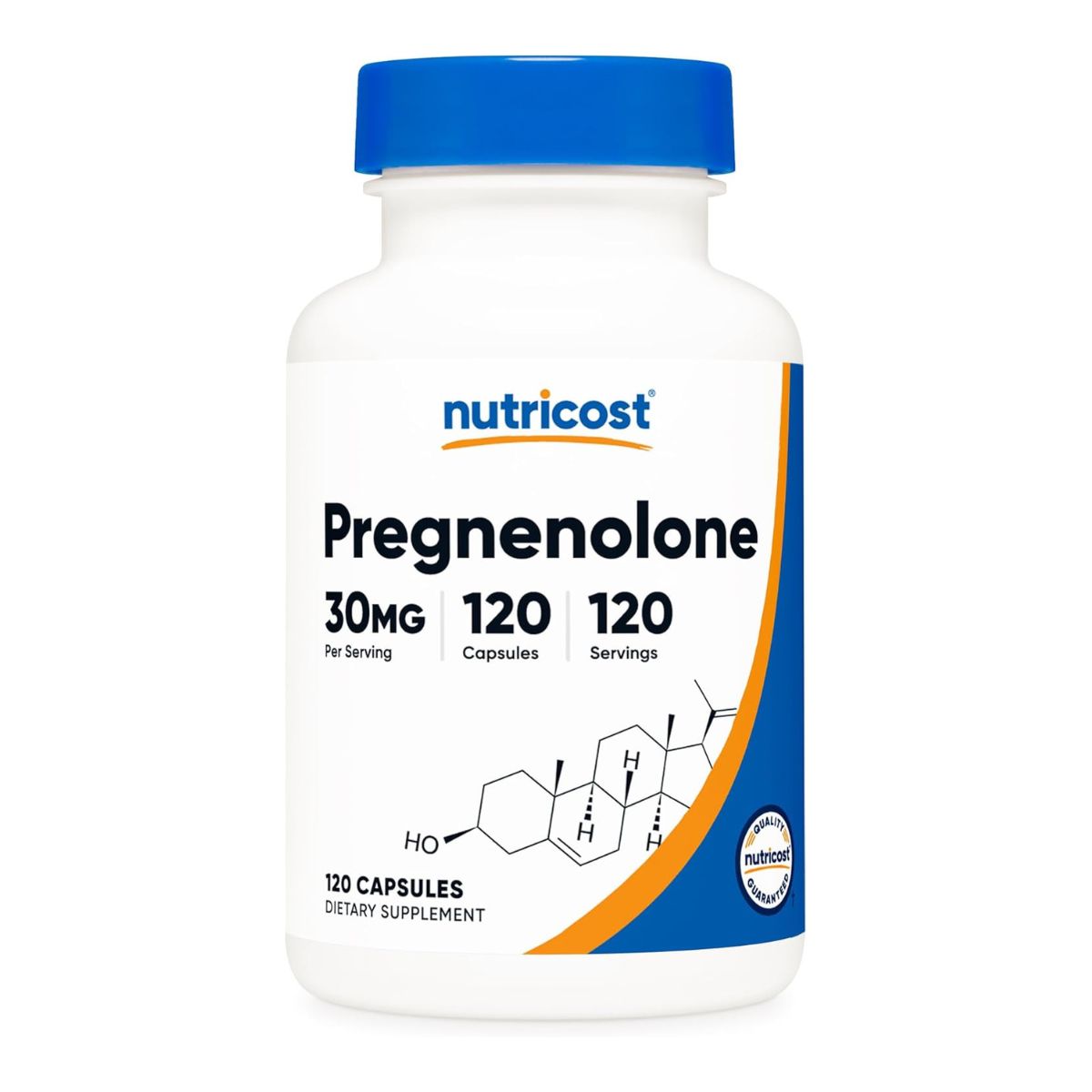 Foto 2 pulgar | Suplemento Nutricost Pregnenolona 120 Cápsulas