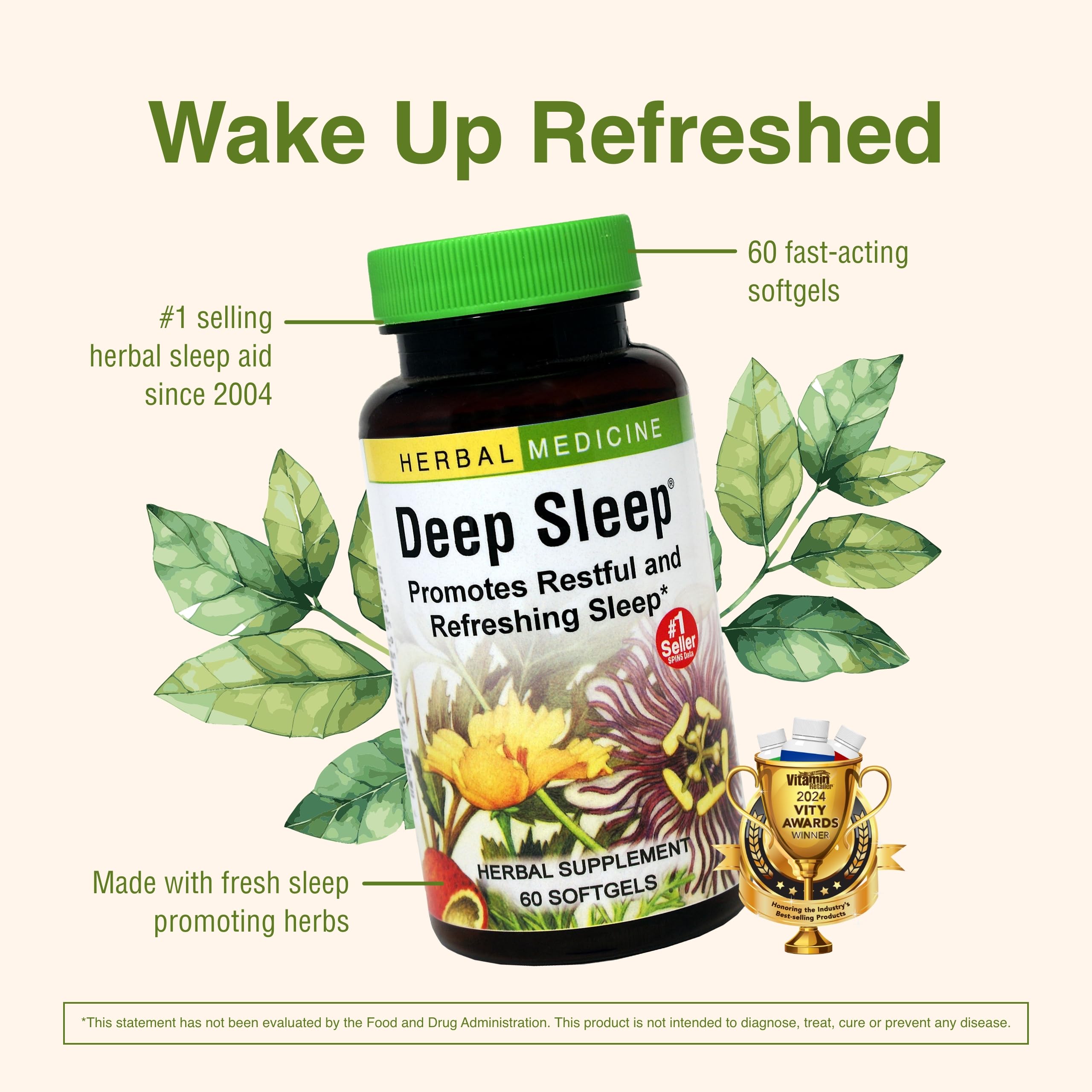 Foto 5 pulgar | Hierbas Suplementarias Herbs Etc. Deep Sleep 60 Cápsulas Blandas - Venta Internacional