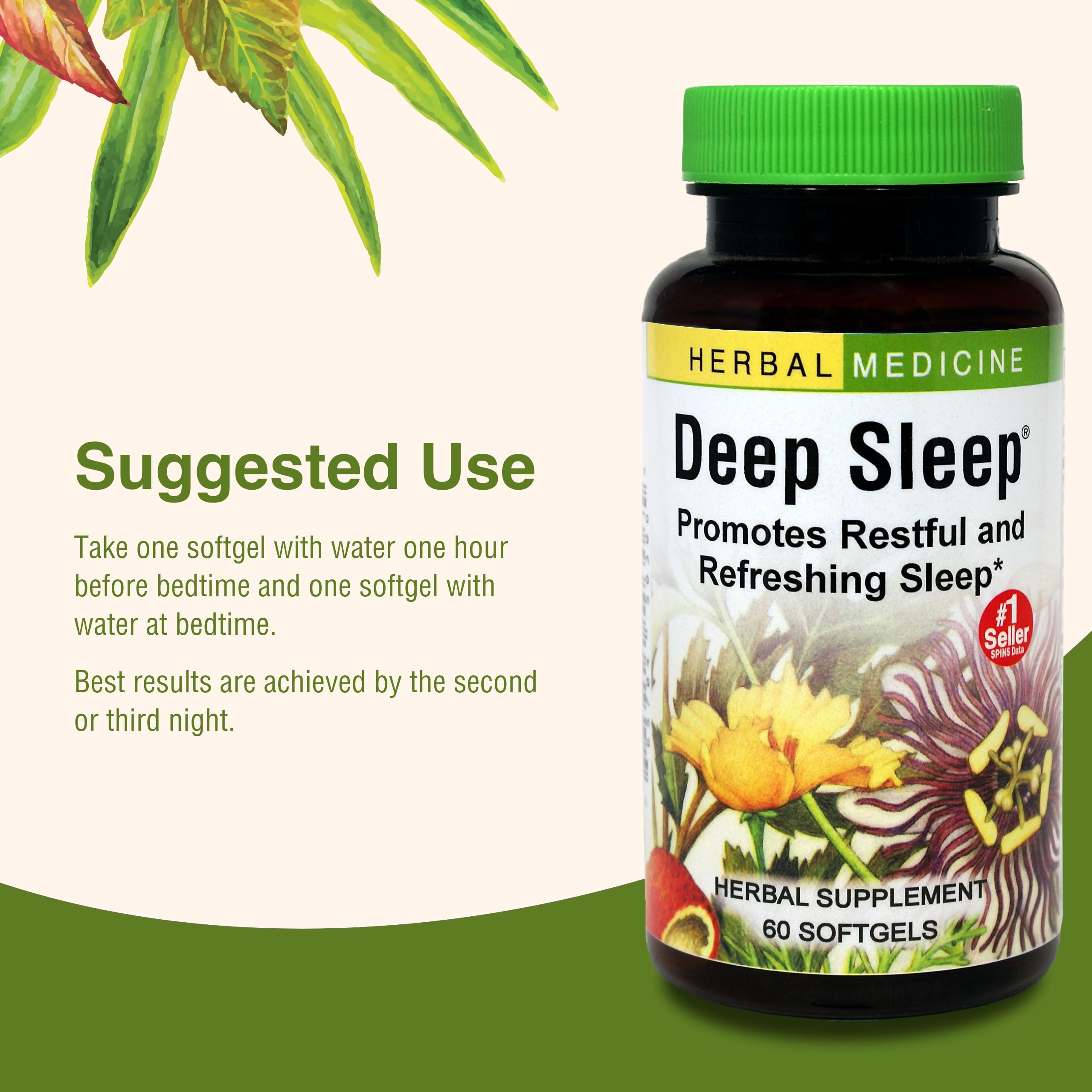 Foto 7 pulgar | Hierbas Suplementarias Herbs Etc. Deep Sleep 60 Cápsulas Blandas - Venta Internacional