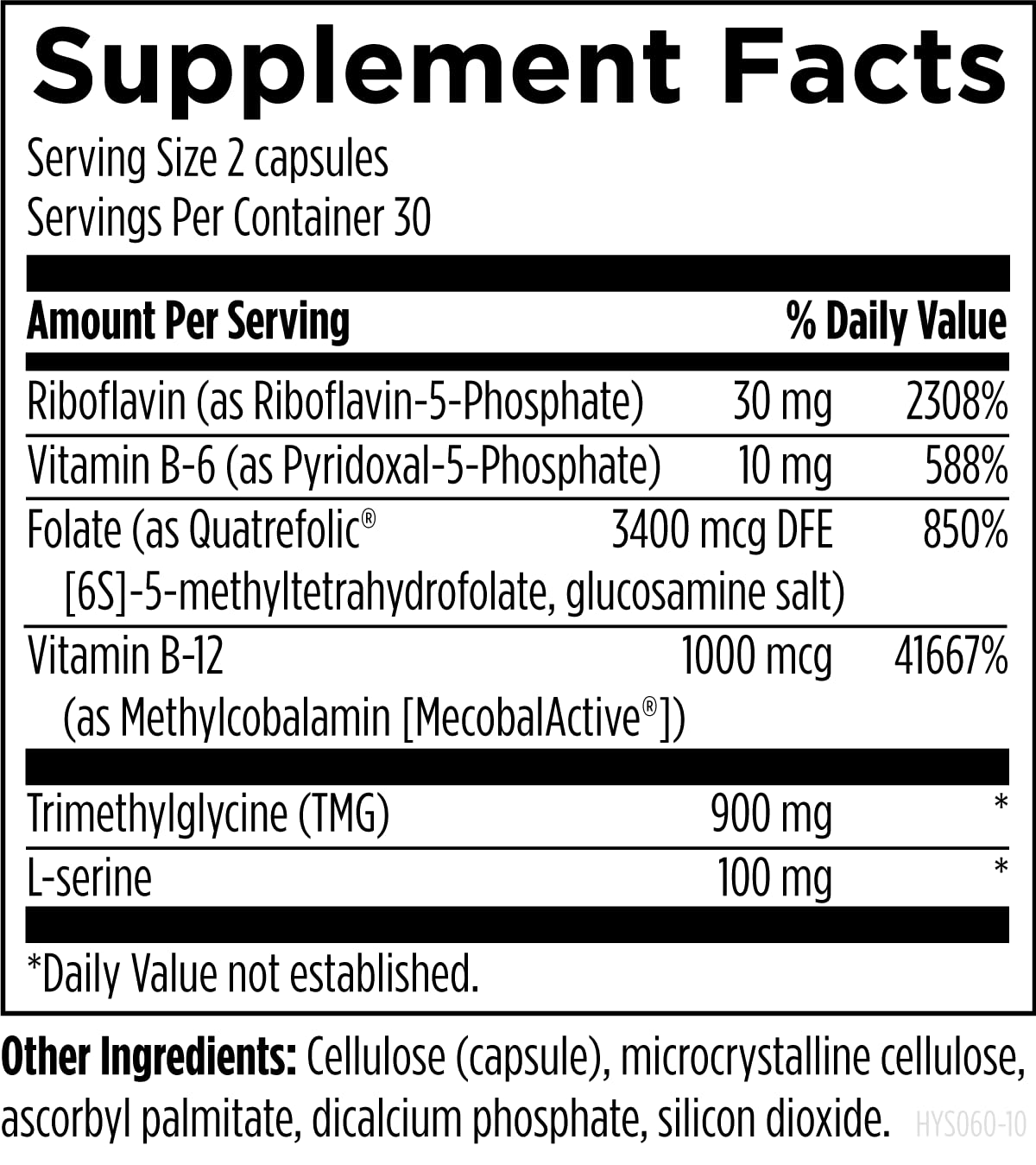 Foto 4 | Suplemento Designs For Health Homocysteine Supreme de 60 Cápsulas-Venta Internacional