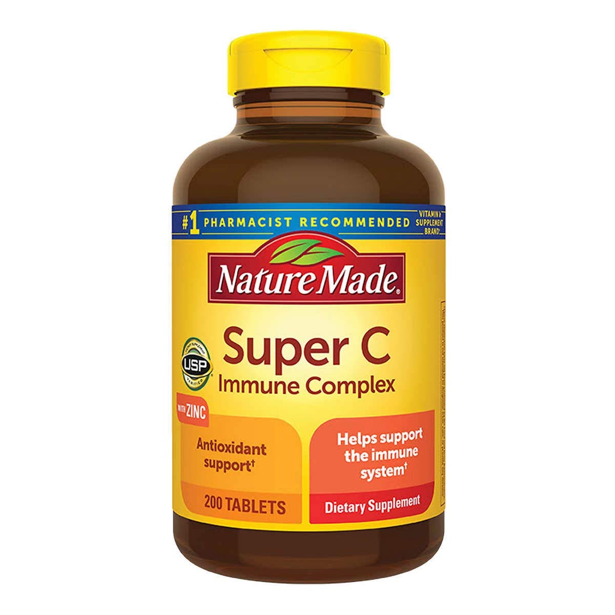 Foto 2 pulgar | Suplemento Nature Made Super C Immune Complex 200 Comprimidos - Venta Internacional.