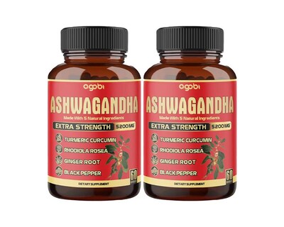 Foto 1 | Suplemento Ashwagandha Concentrado Equivalente A 5200 Mg Agobi 310 G 2 Pack 60 Capsulas c/u