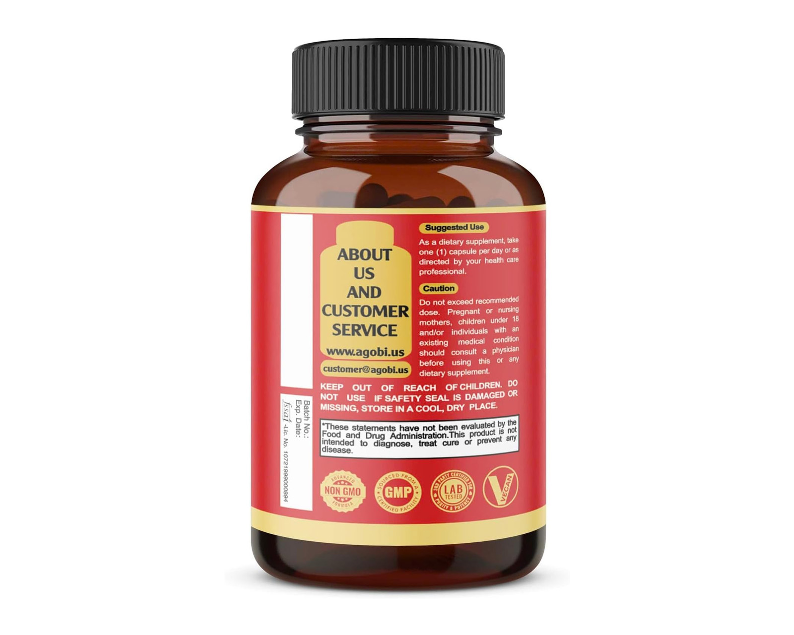Foto 4 pulgar | Suplemento Ashwagandha Concentrado Equivalente A 5200 Mg Agobi 310 G 2 Pack 60 Capsulas c/u
