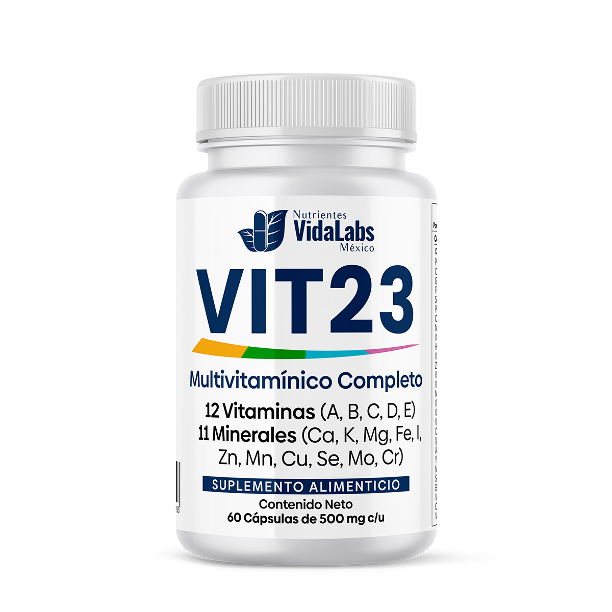 Foto 1 | Suplemento Vit 23 Nutrientes VidaLabs México Multivitamínico Completo 23 Vitaminas y Minerales