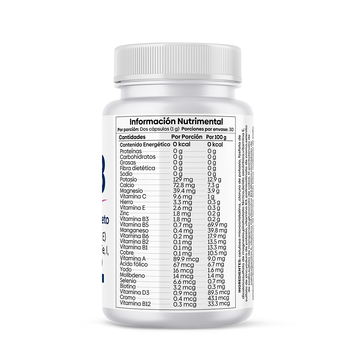 Foto 3 pulgar | Suplemento Vit 23 Nutrientes VidaLabs México Multivitamínico Completo 23 Vitaminas y Minerales