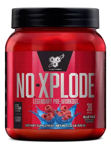 Foto 2 pulgar | Pre Entreno No Xplode BSN Sports 30 Servicios Blue Raz