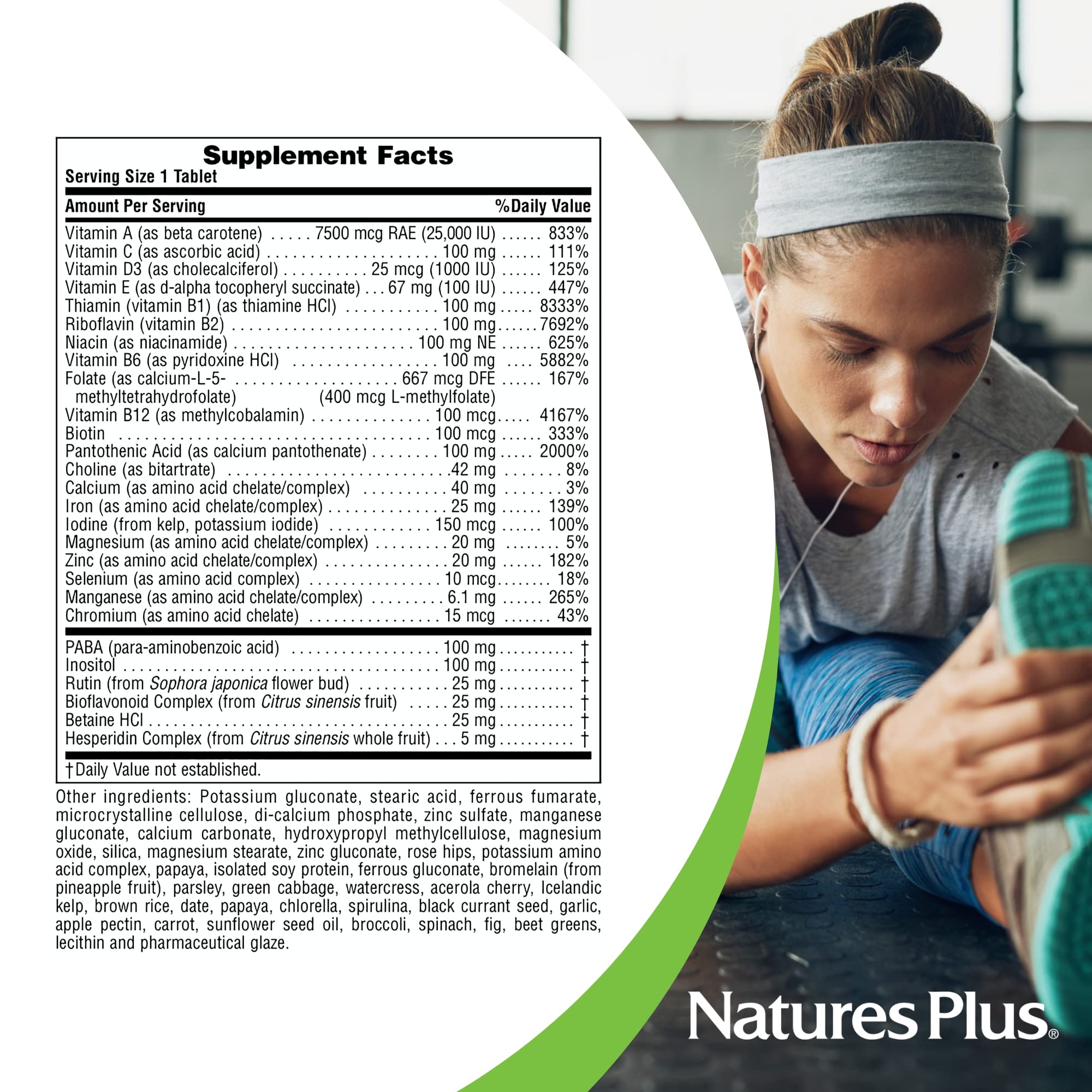 Foto 6 pulgar | Suplemento Multivitamínico Naturesplus Ultra Ii 180 Comprimidos - Venta Internacional.