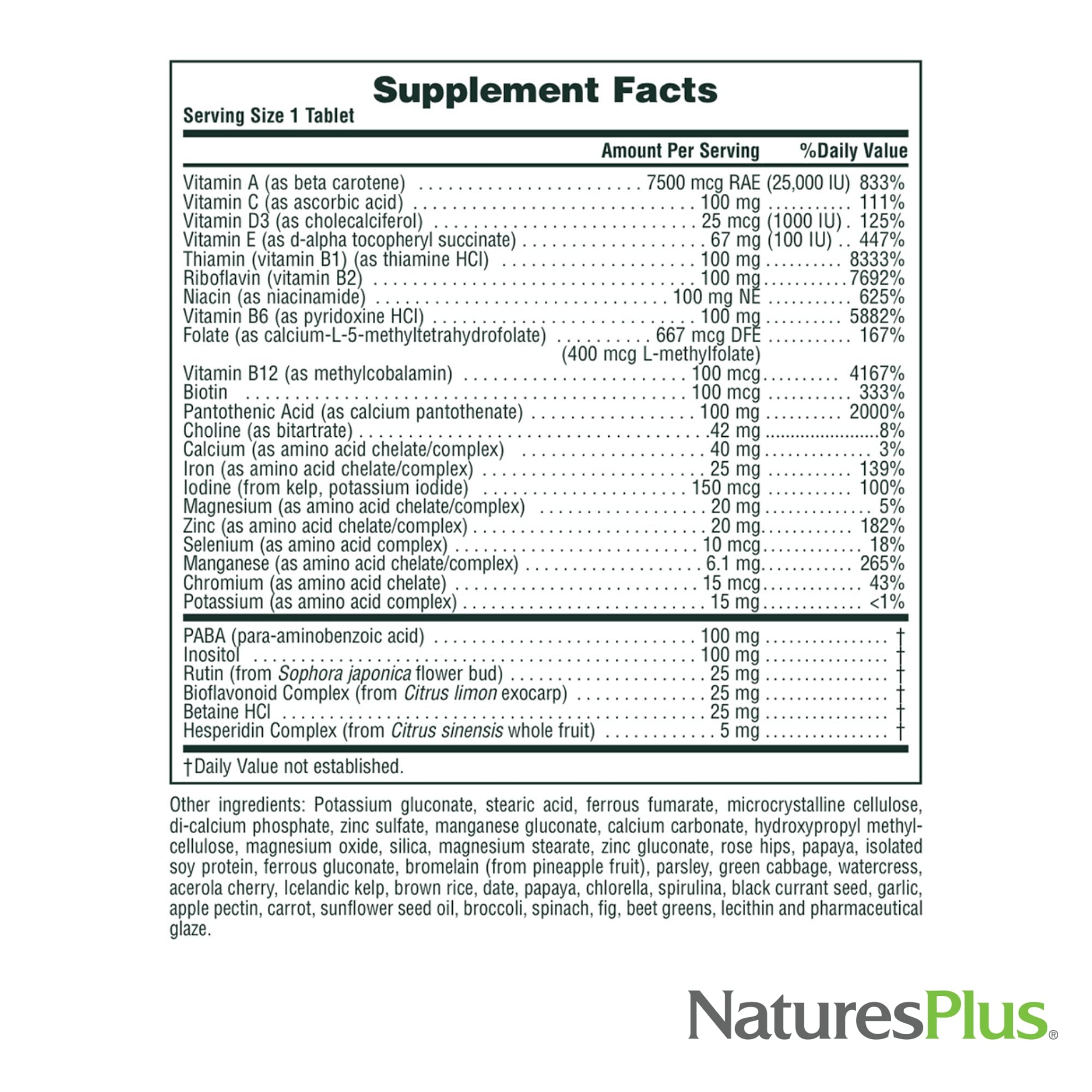 Foto 6 pulgar | Suplemento Multivitamínico Naturesplus Ultra Ii 60 Comprimidos - Venta Internacional.