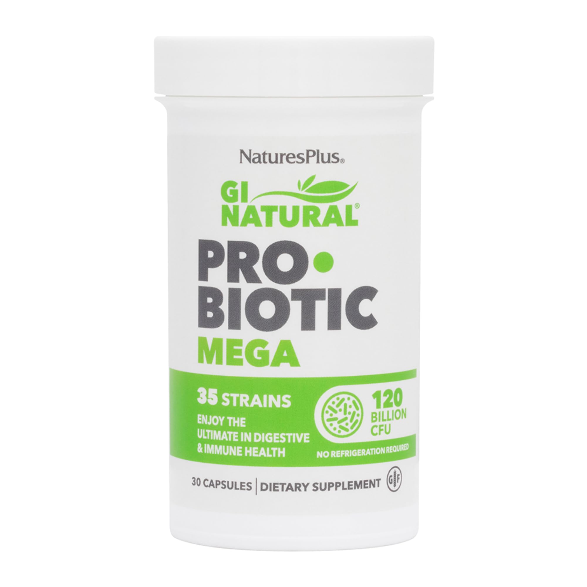 Foto 2 pulgar | Suplemento Probiótico Natural Naturesplus Gi Mega 30 Cápsulas X2 - Venta Internacional.