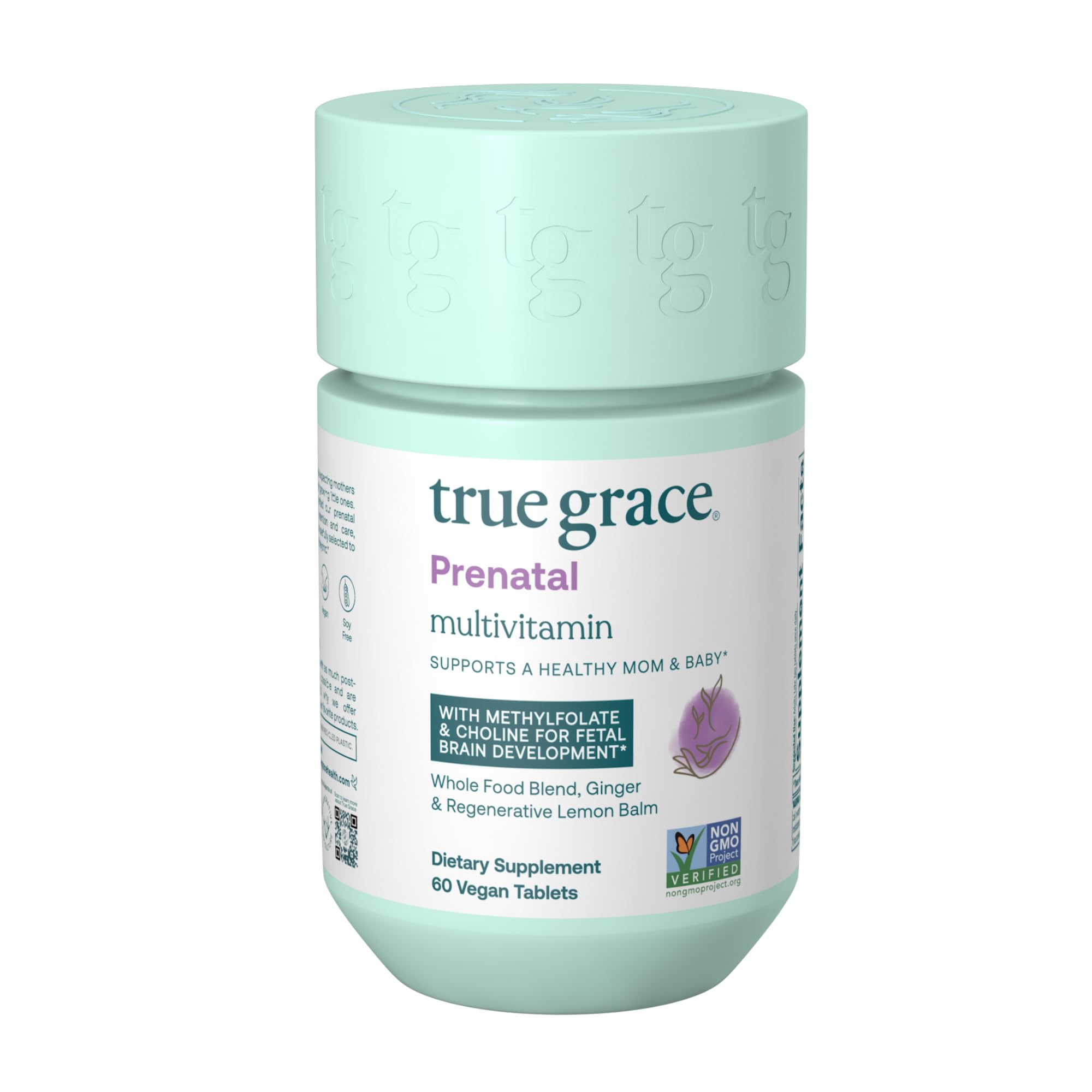 Foto 2 pulgar | Multivitamínico Prenatal True Grace 60 Comprimidos Veganos - Venta Internacional.