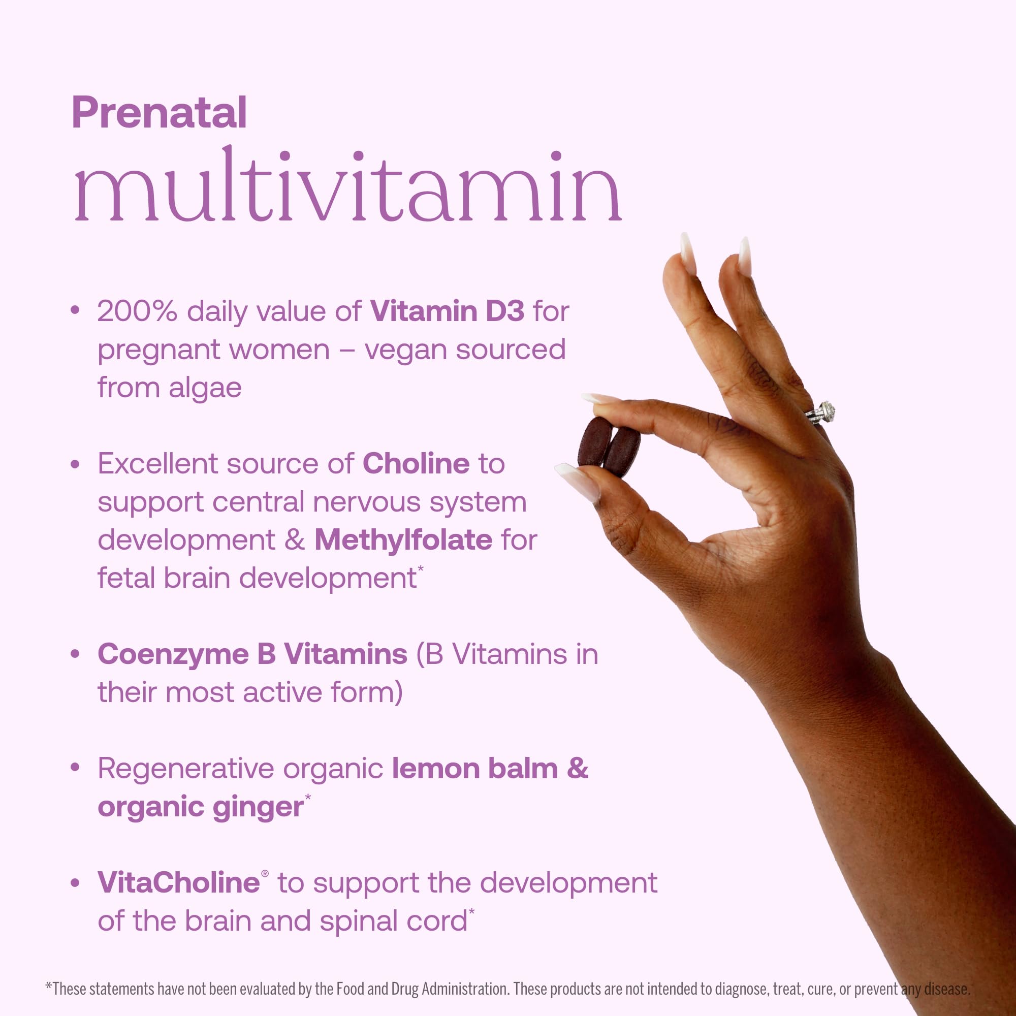 Foto 4 pulgar | Multivitamínico Prenatal True Grace 60 Comprimidos Veganos - Venta Internacional.