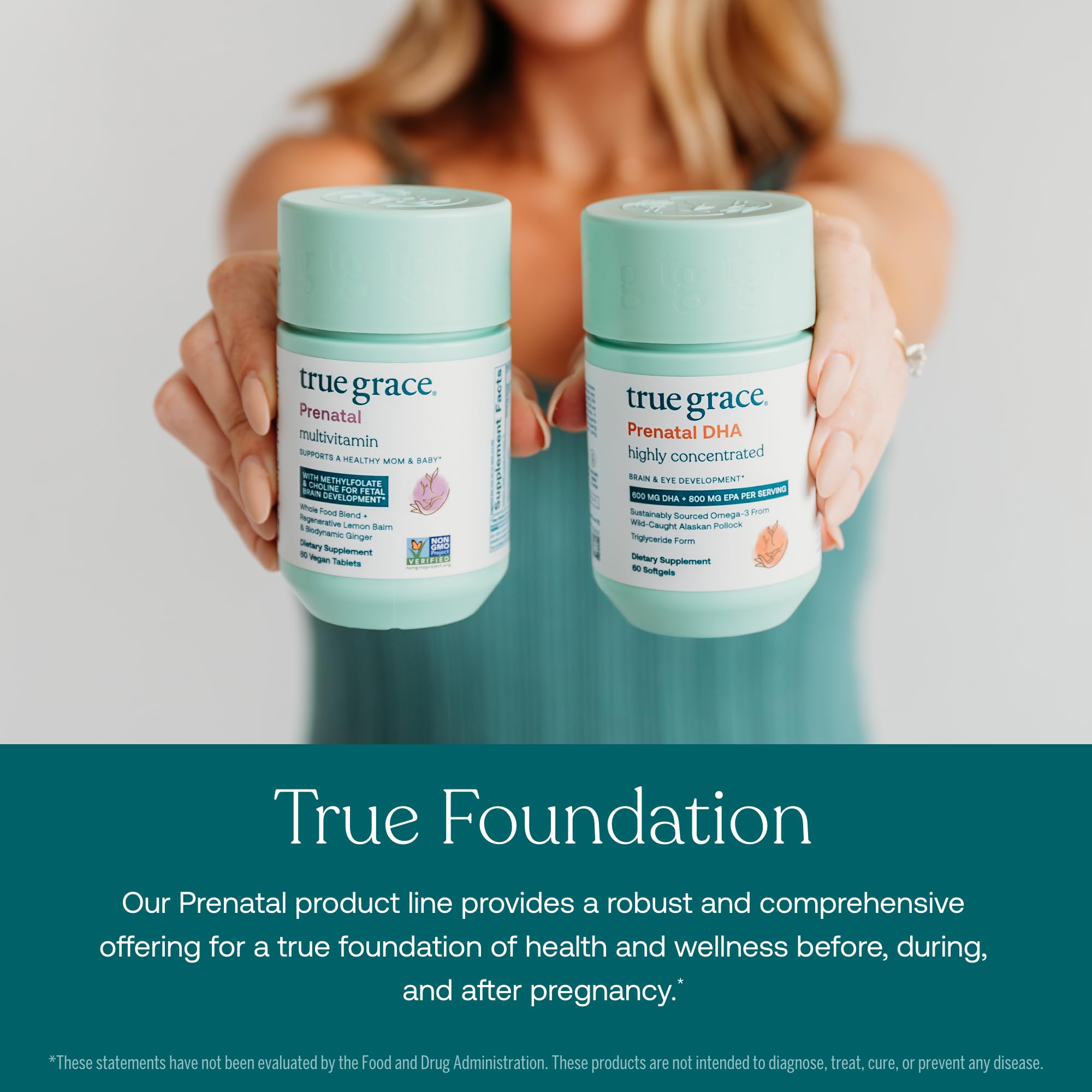 Foto 8 pulgar | Multivitamínico Prenatal True Grace 60 Comprimidos Veganos - Venta Internacional.