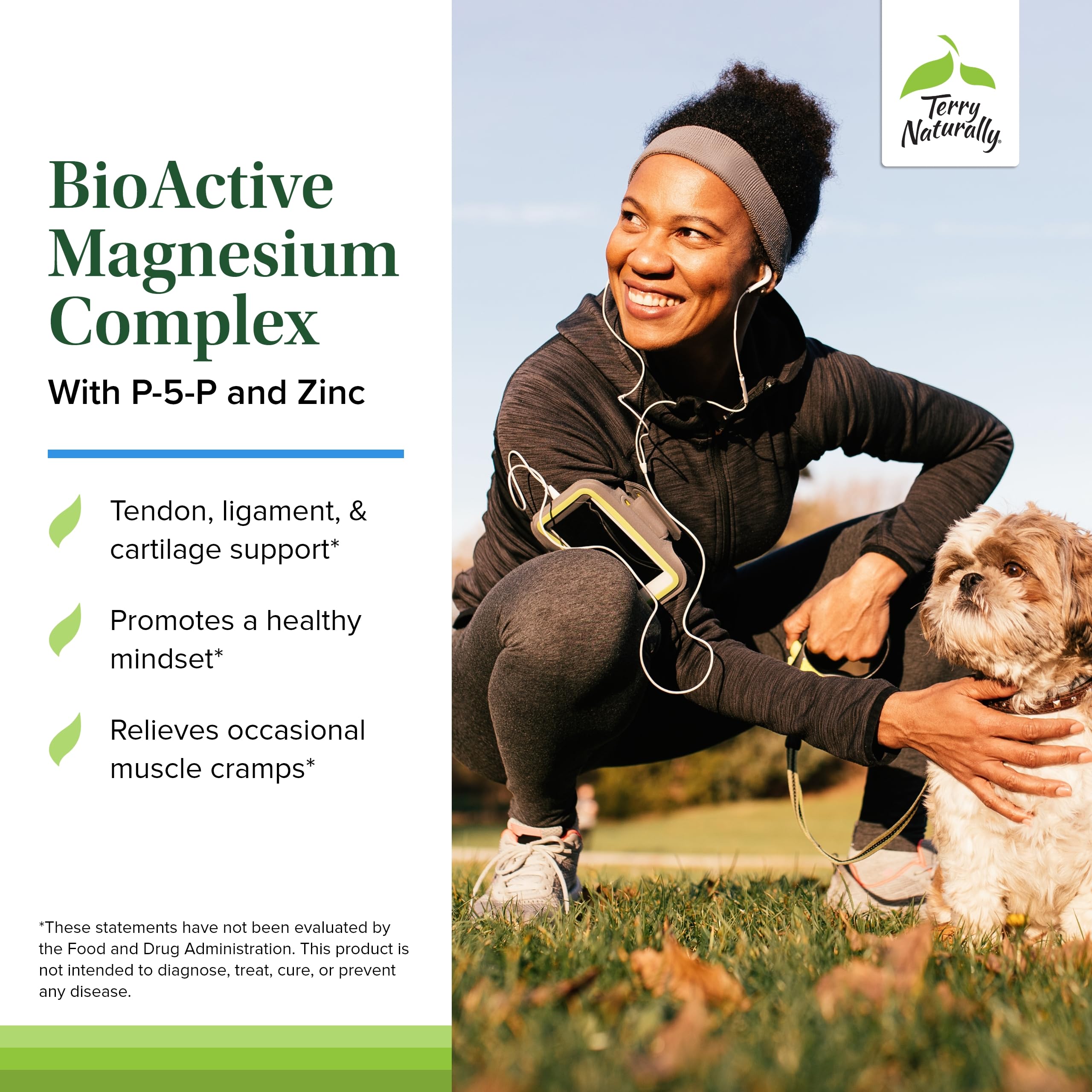 Foto 4 pulgar | Complemento Terry Naturally Bioactive Magnesium Complex 60 Cápsulas - Venta Internacional.