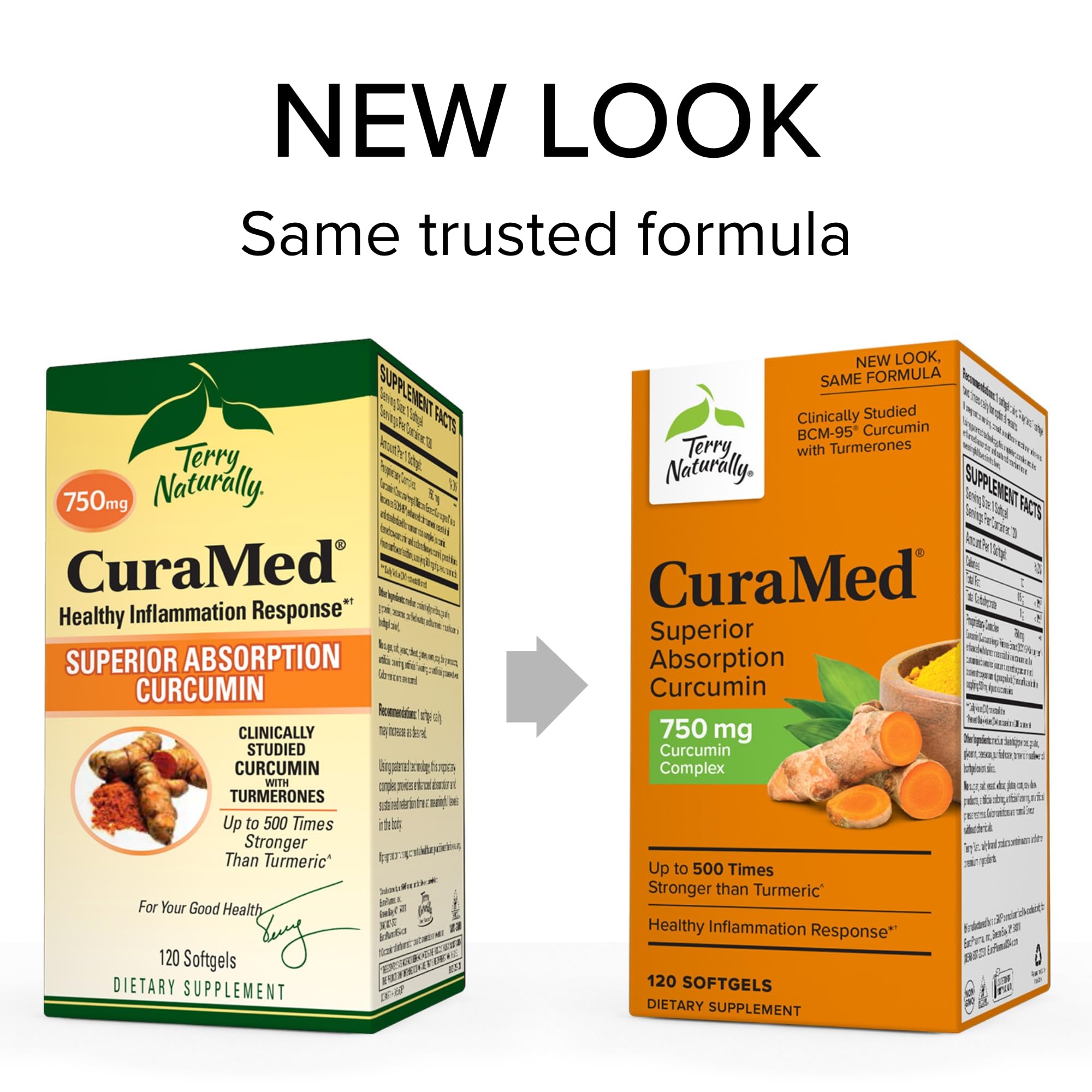 Foto 4 pulgar | Suplemento Terry Naturally Curamed 750 Mg Brain & Heart 120 Cápsulas Blandas - Venta Internacional.