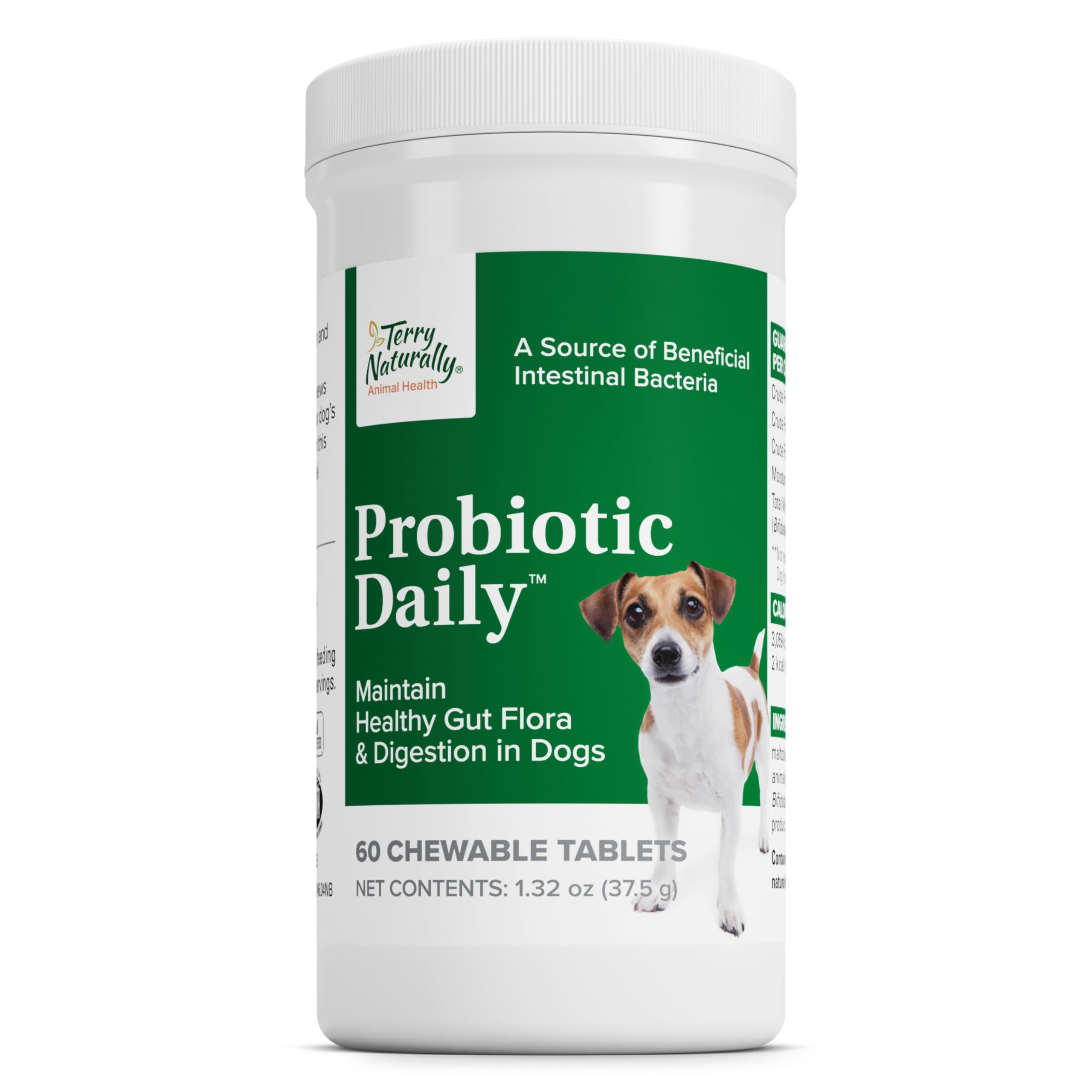 Foto 1 | Probiotic Terry Naturally Animal Health, 60 Comprimidos Diarios - Venta Internacional.