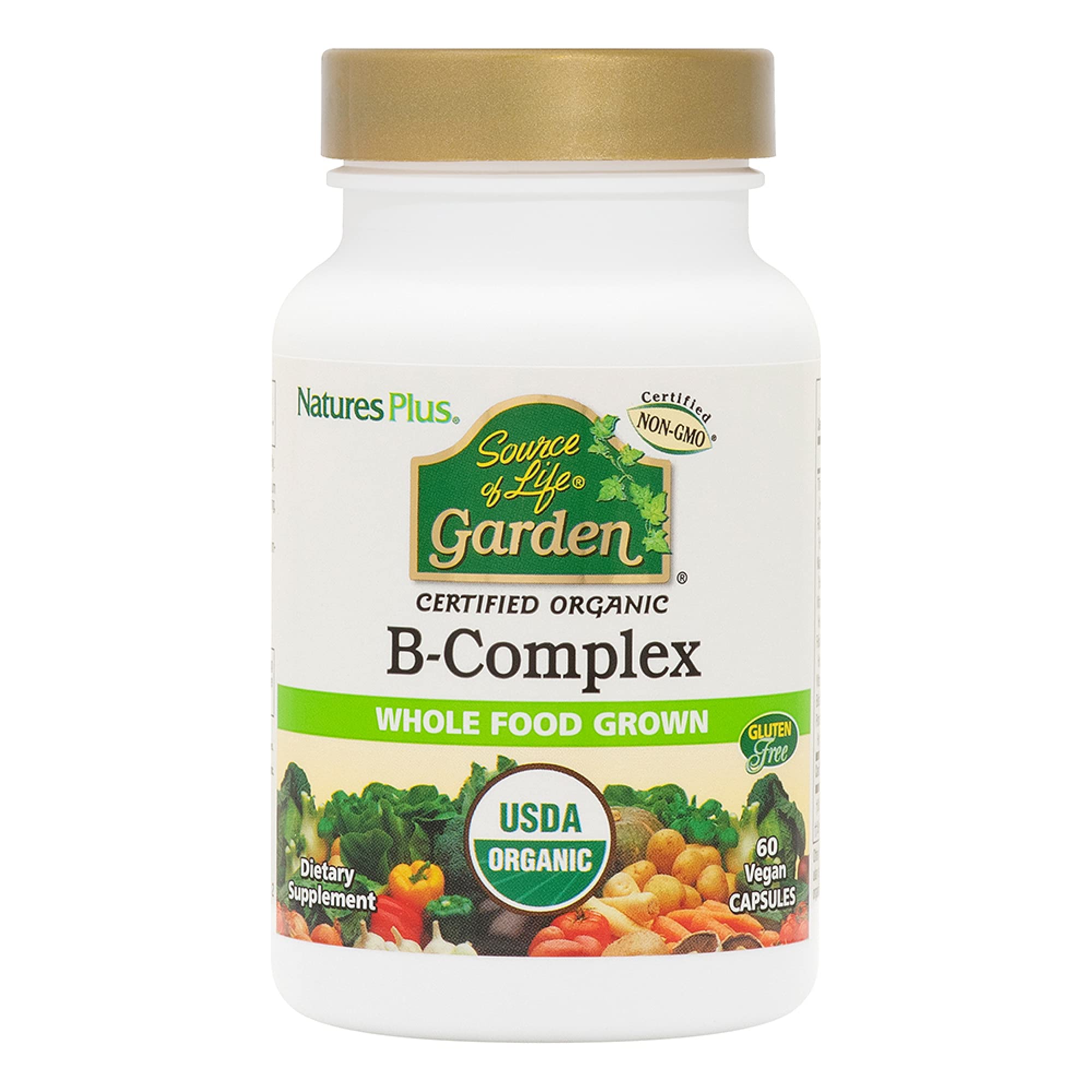 Foto 2 pulgar | Suplemento Naturesplus Source Of Life Garden B Complex 60 Ca - Venta Internacional.