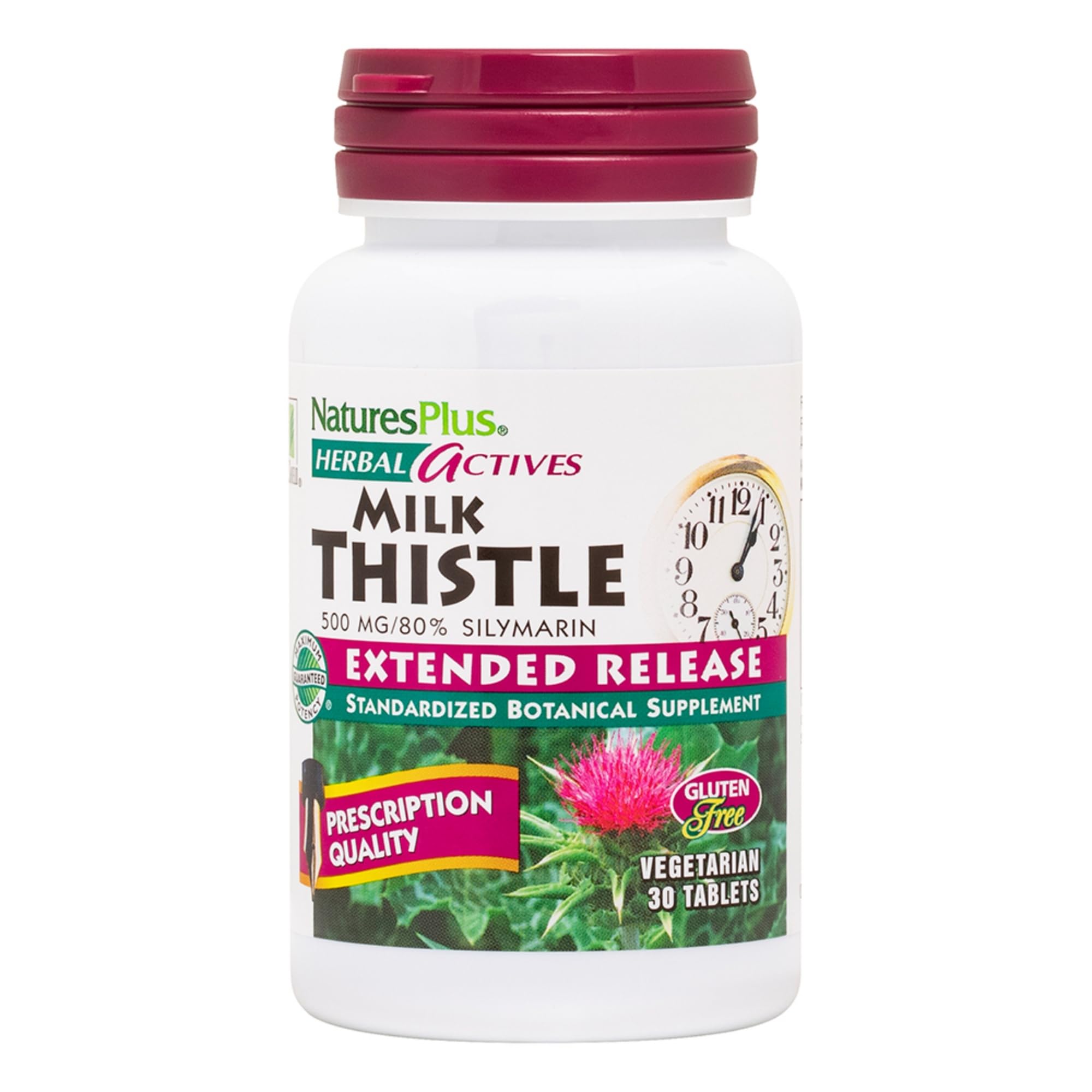 Foto 2 pulgar | Suplemento Naturesplus Herbal Actives Milk Thistle 500 Mg - Venta Internacional.