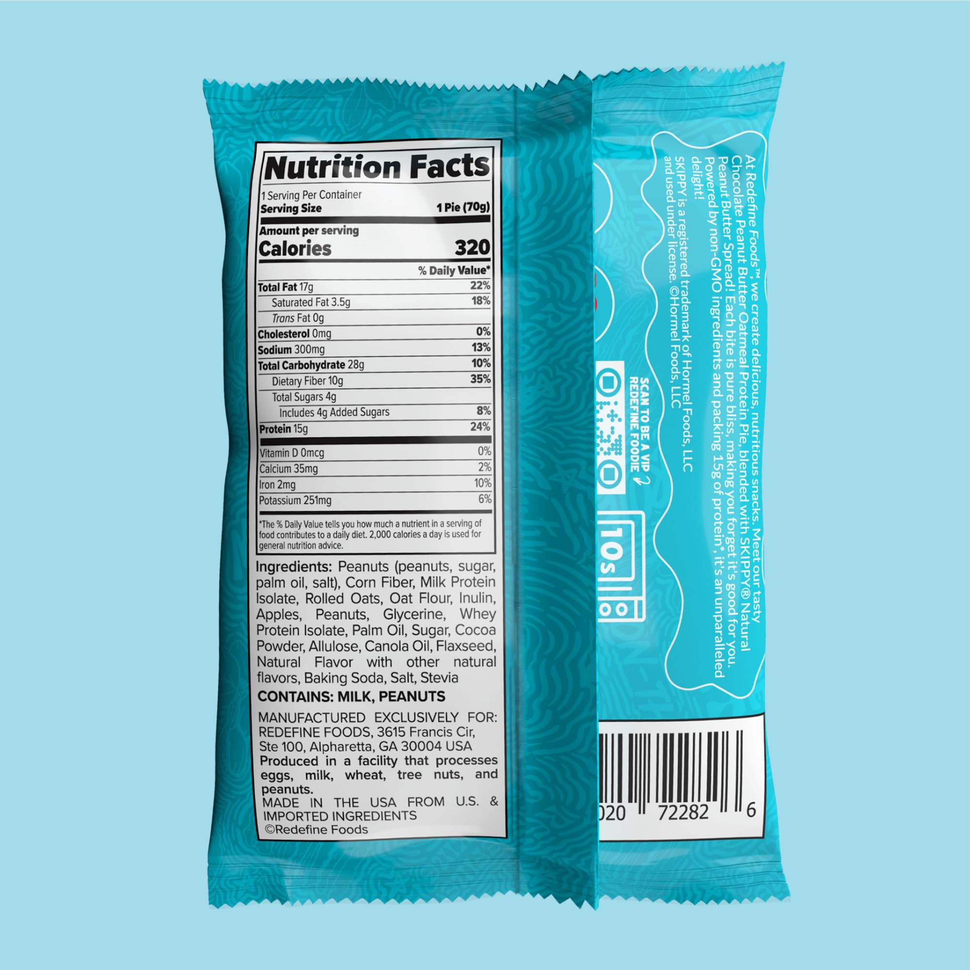 Foto 7 pulgar | Tarta De Proteínas Finaflex Redefine Foods, Avena Y Chocolate - Venta Internacional.