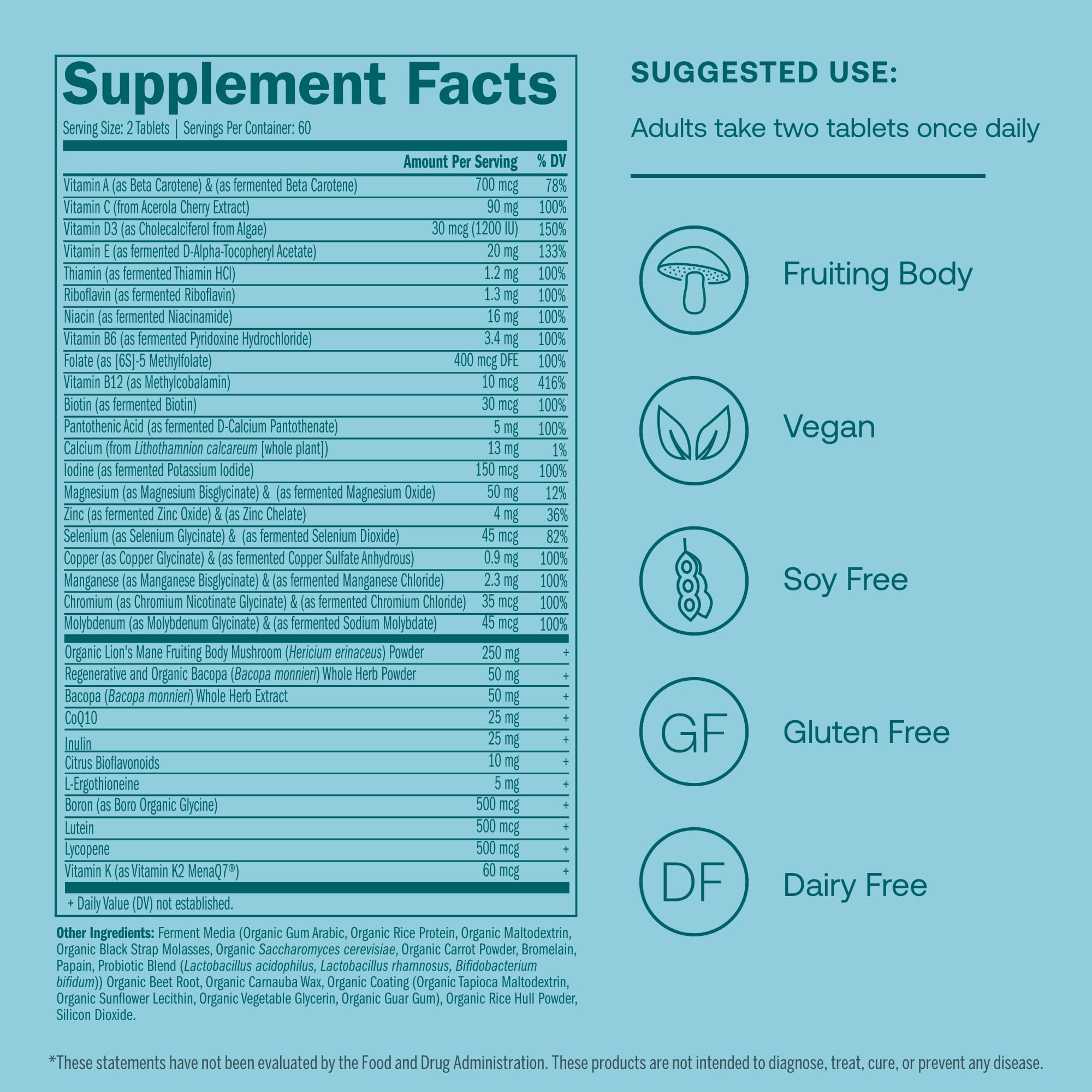 Foto 3 pulgar | Multivitamínico True Grace Daily Para Hombres De 50 O Más De 120 Comprimidos - Venta Internacional.