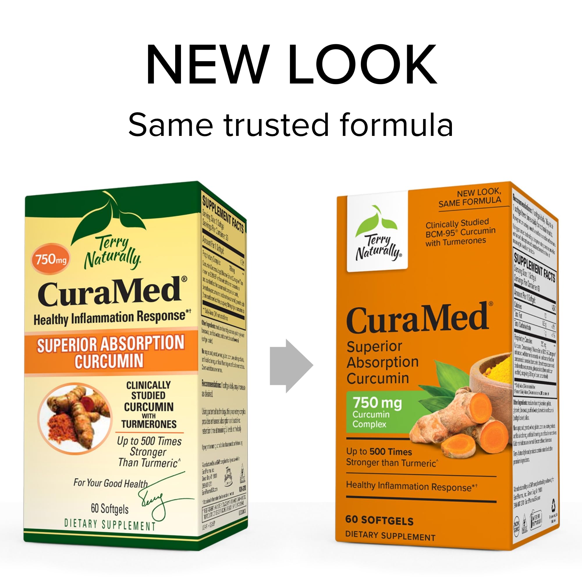 Foto 4 pulgar | Suplemento Terry Naturally Curamed 750 Mg Brain & Heart 60 Cápsulas Blandas - Venta Internacional.