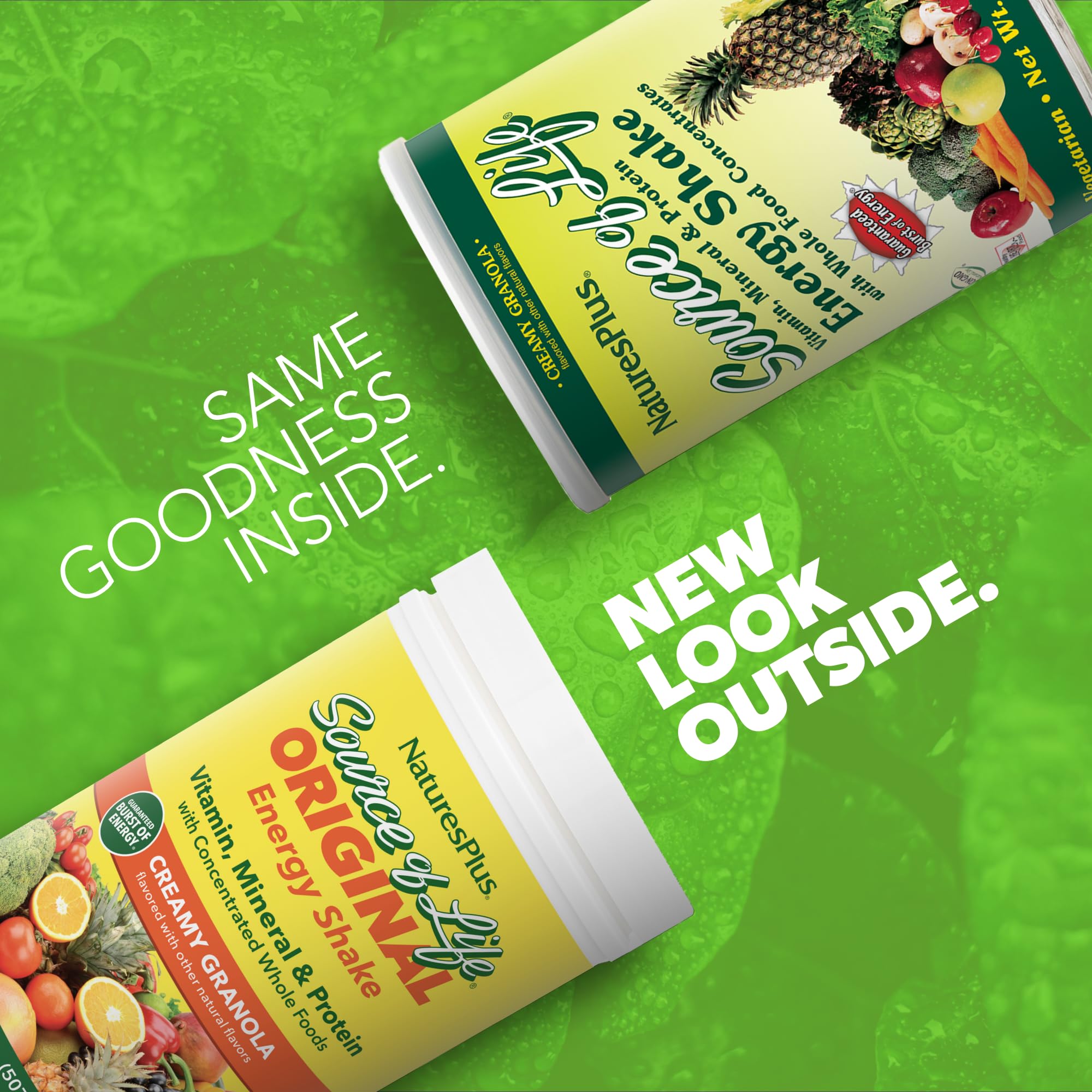 Foto 3 pulgar | Energy Shake Natures Plus Source Of Life, 500 G X 2 - Venta Internacional.