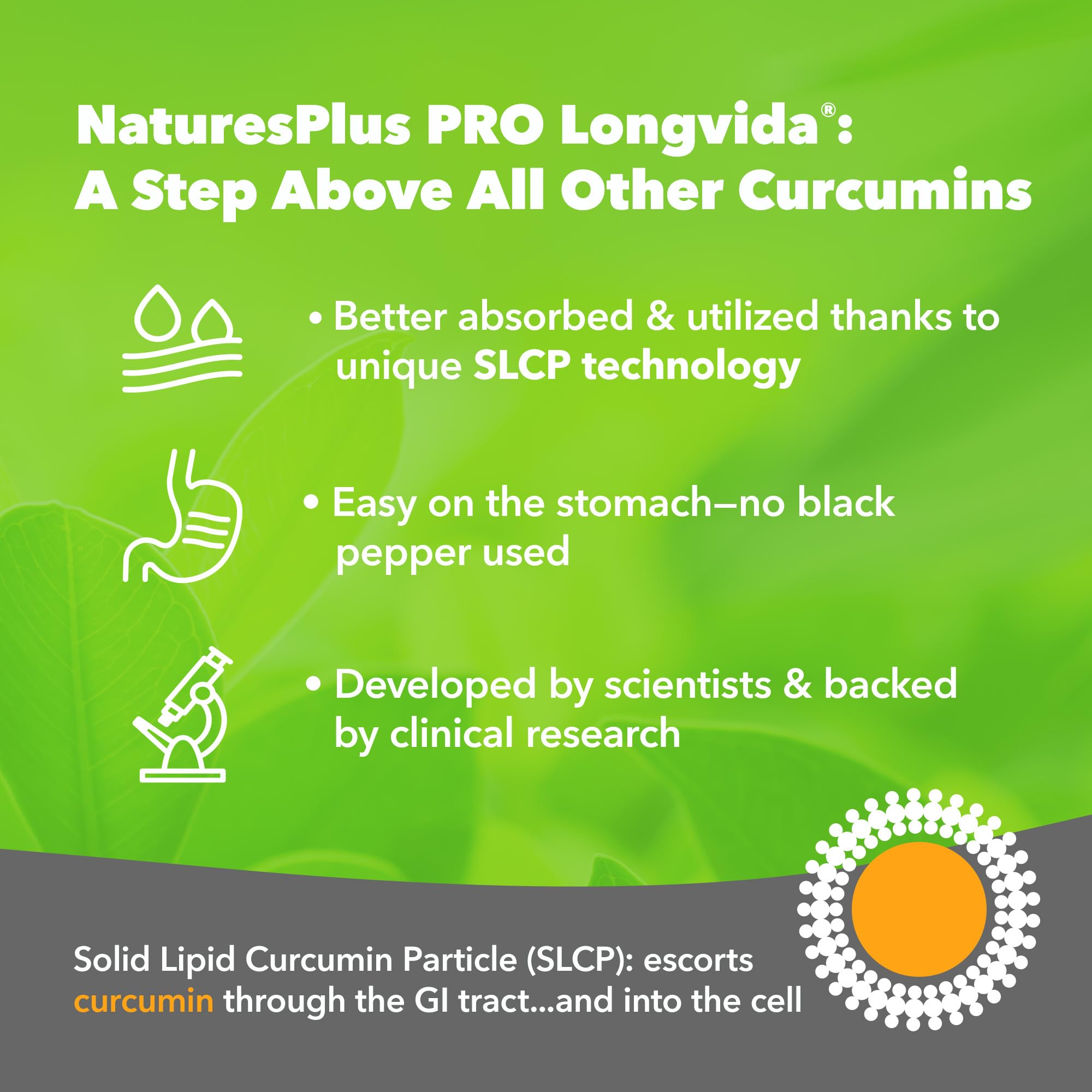 Foto 3 pulgar | Suplemento De Curcumina Naturesplus Pro Longvida 500 Mg 60 Cápsulas - Venta Internacional.