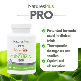 Foto 4 | Suplemento De Curcumina Naturesplus Pro Longvida 500 Mg 60 Cápsulas - Venta Internacional.