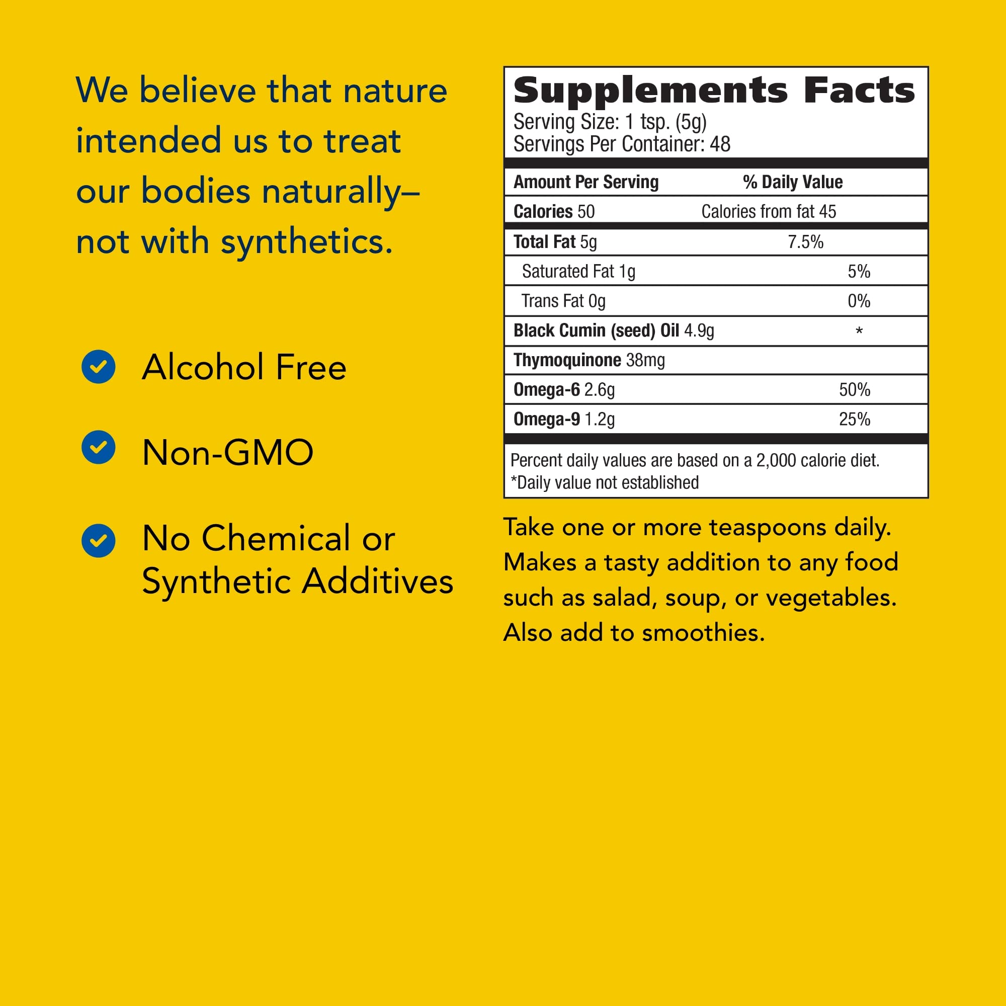 Foto 5 pulgar | Suplemento De Aceite De Semilla Negra North American Herb & Spice 240 Ml - Venta Internacional.
