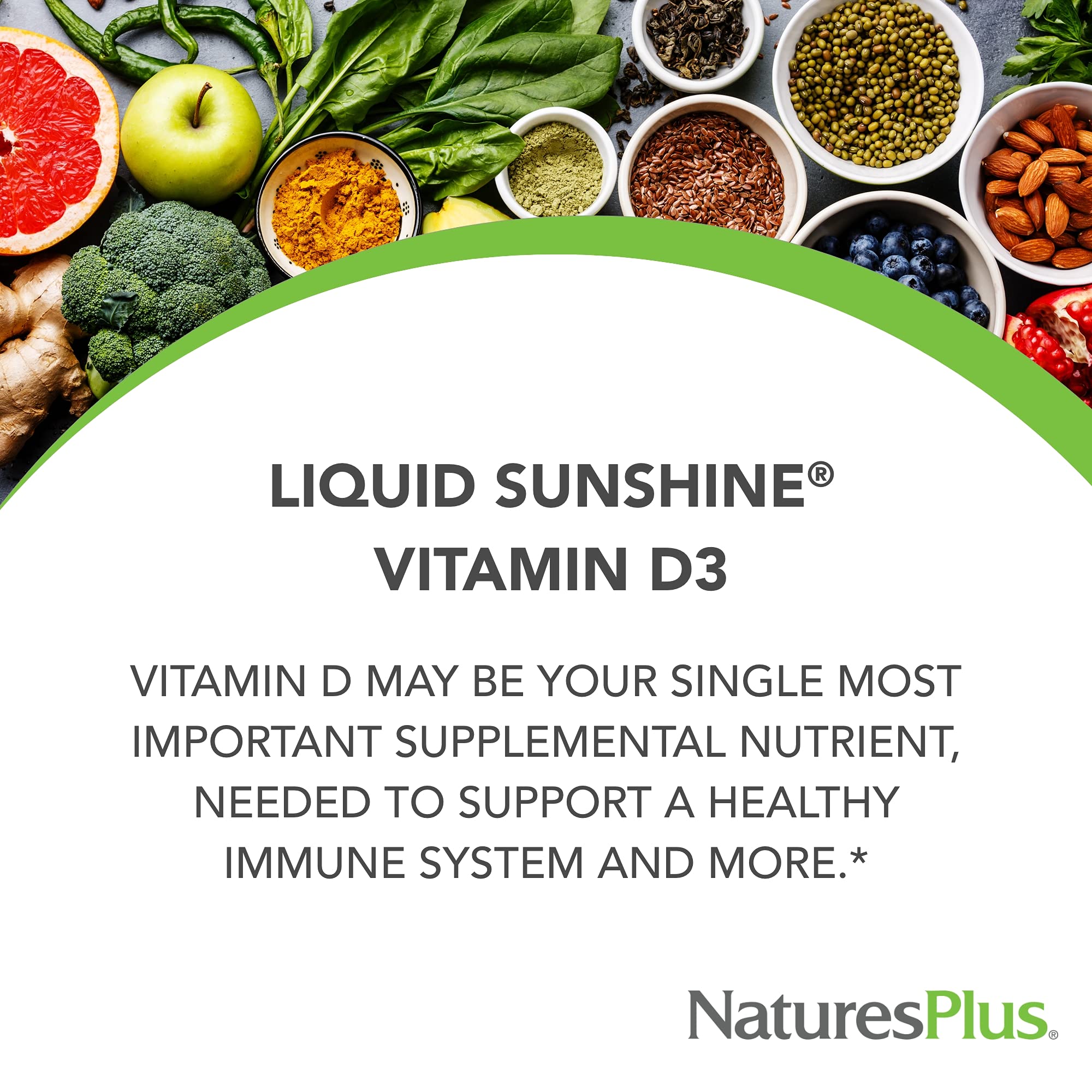 Foto 4 pulgar | Suplemento Natures Plus Liquid Sunshine Vitamina D3 5000 Ui - Venta Internacional.