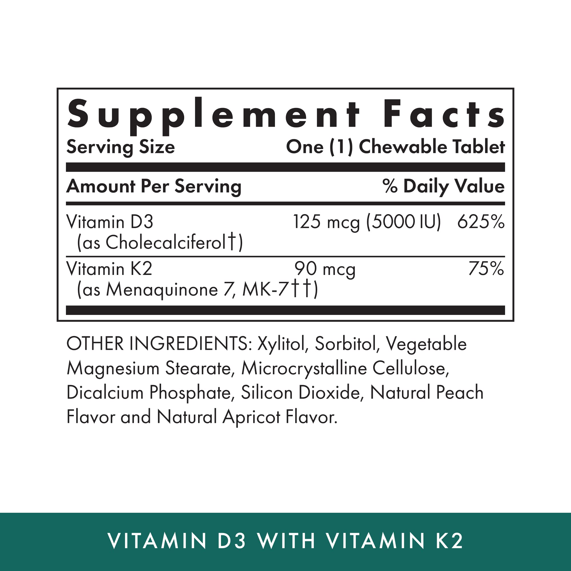 Foto 2 | Complemente La Vitamina D3 De Michael Con Vitamina K2 90 Tabletas X 2 - Venta Internacional.