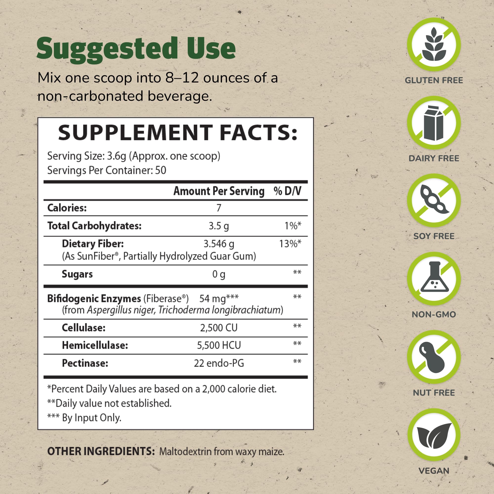Foto 3 pulgar | Suplemento Master Supplements Trufiber Prebiótico 180 Ml - Venta Internacional.
