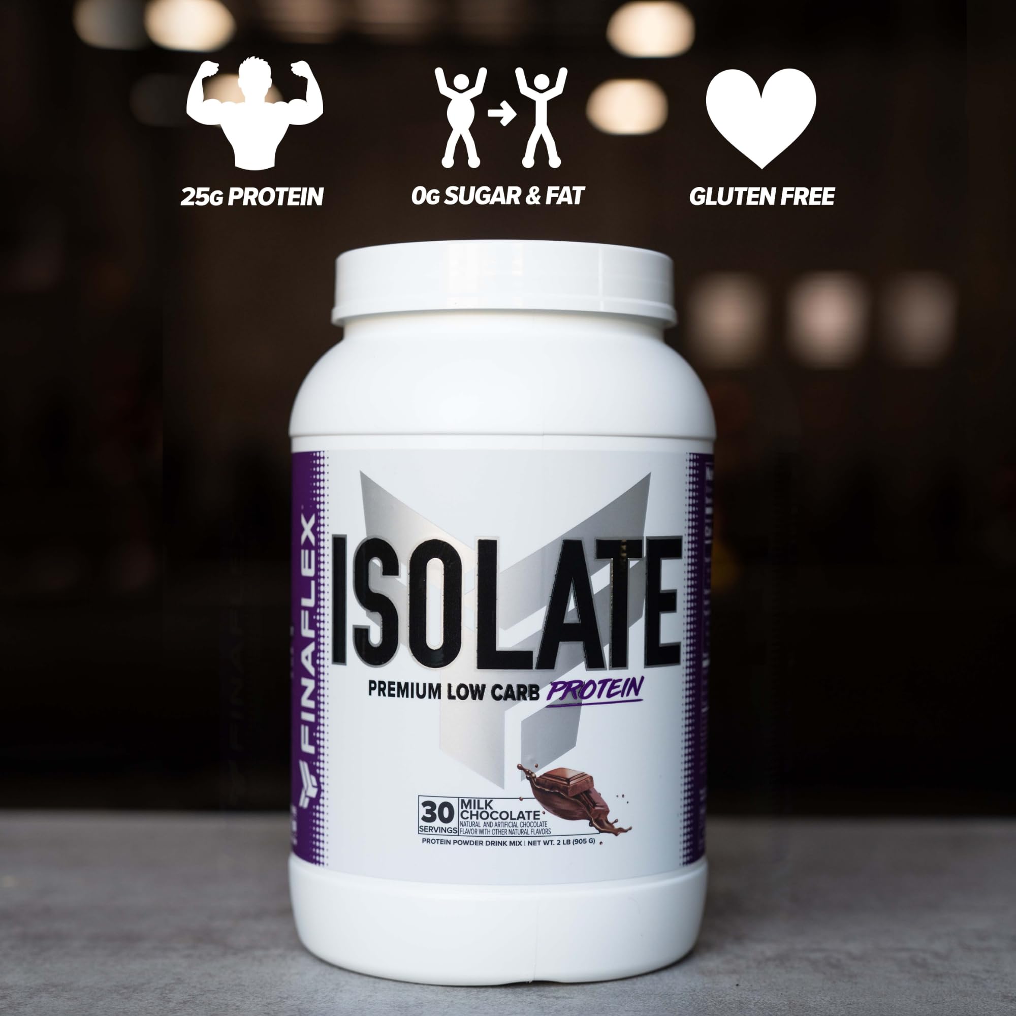 Foto 5 pulgar | Chocolate Con Leche Aislado Finaflex, 2,5 Kg, 83 Porciones - Venta Internacional.
