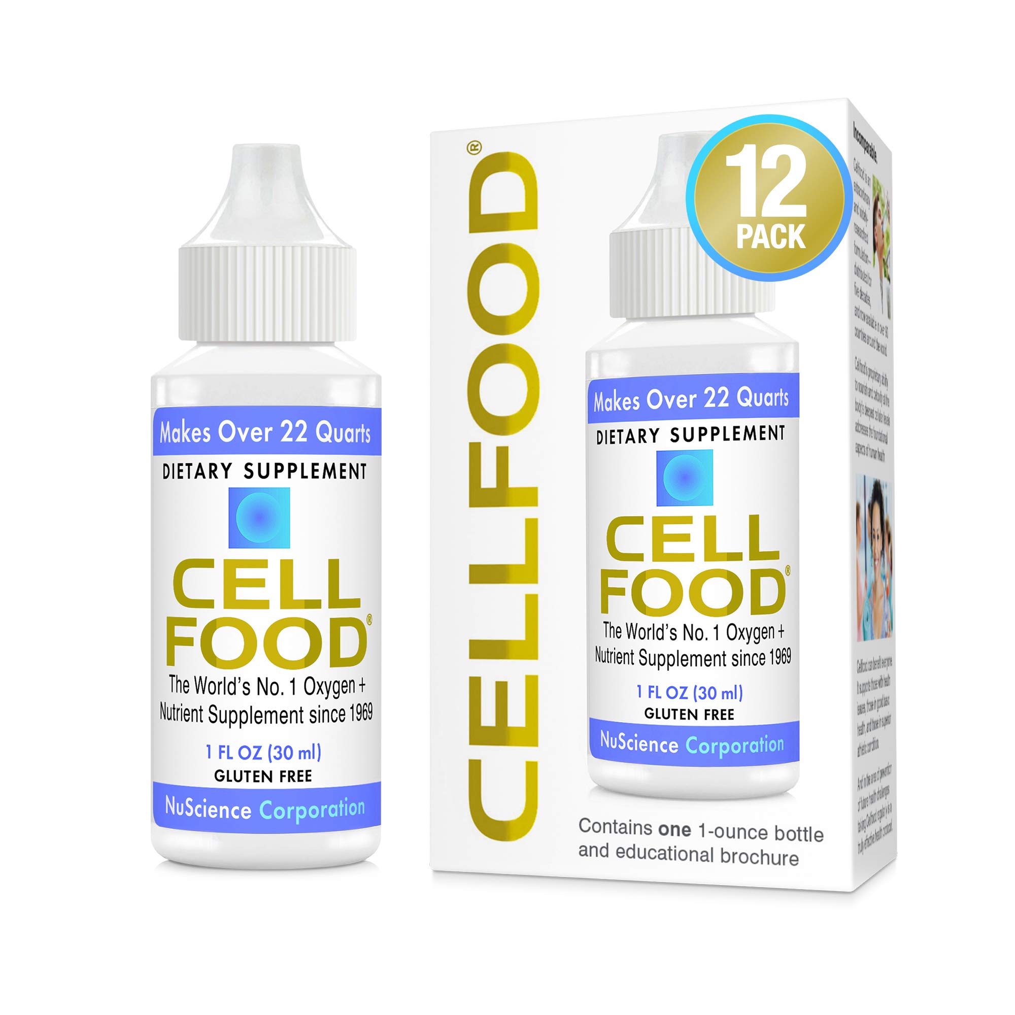Foto 2 pulgar | Suplemento De Oxígeno Líquido Cellfood Oxygen Boost 30 Ml X 12 - Venta Internacional.