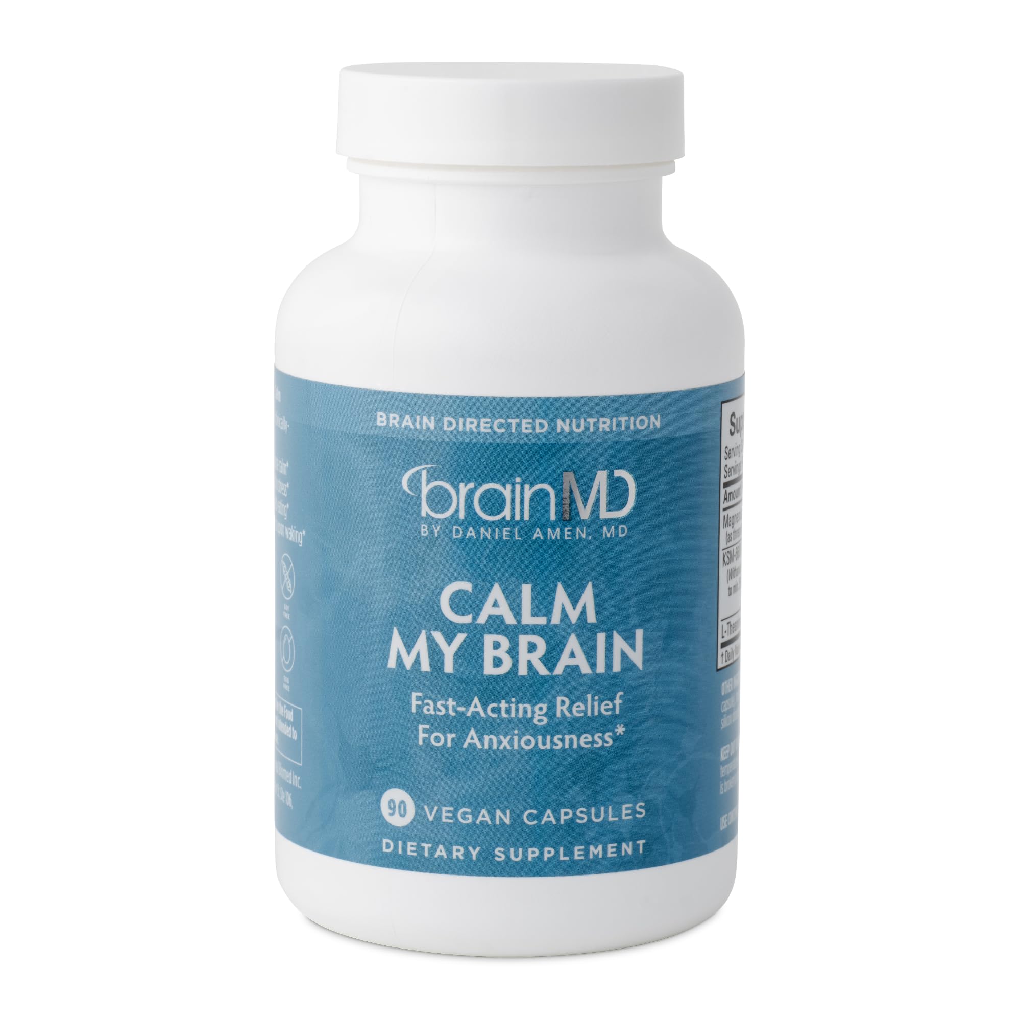 Foto 2 pulgar | Suplemento Brainmd Calm My Brain 90 Cápsulas Veganas X2 - Venta Internacional.