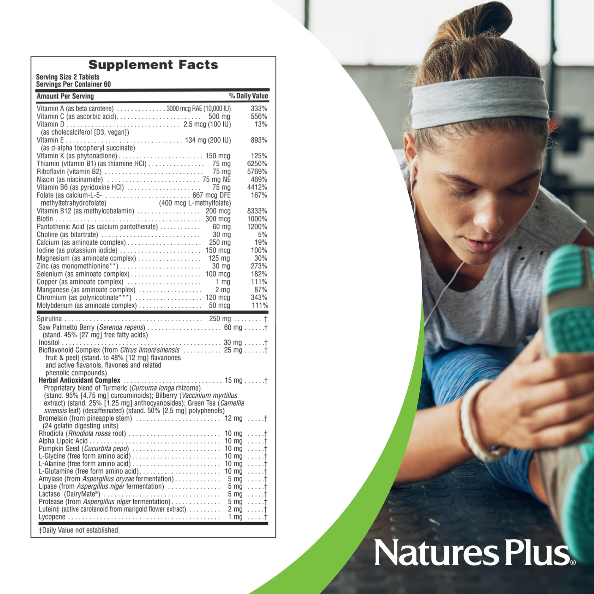 Foto 4 | Suplemento Naturesplus Source Of Life Men 120 Tabletas X 2 - Venta Internacional.