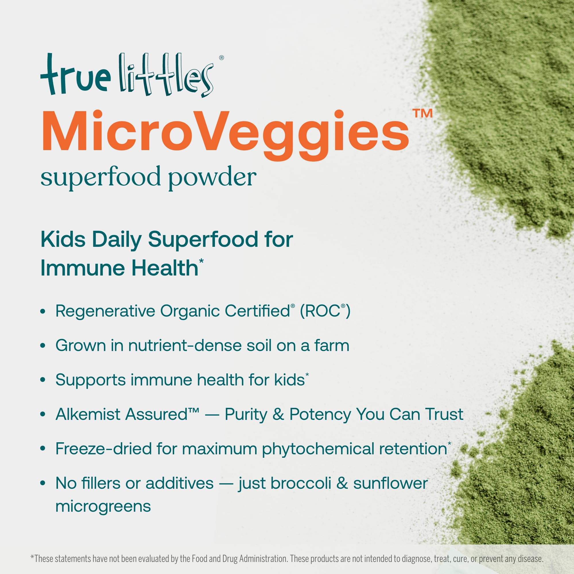 Foto 4 pulgar | Superalimento En Polvo True Grace True Littles Microveggies, 11 Ml - Venta Internacional.