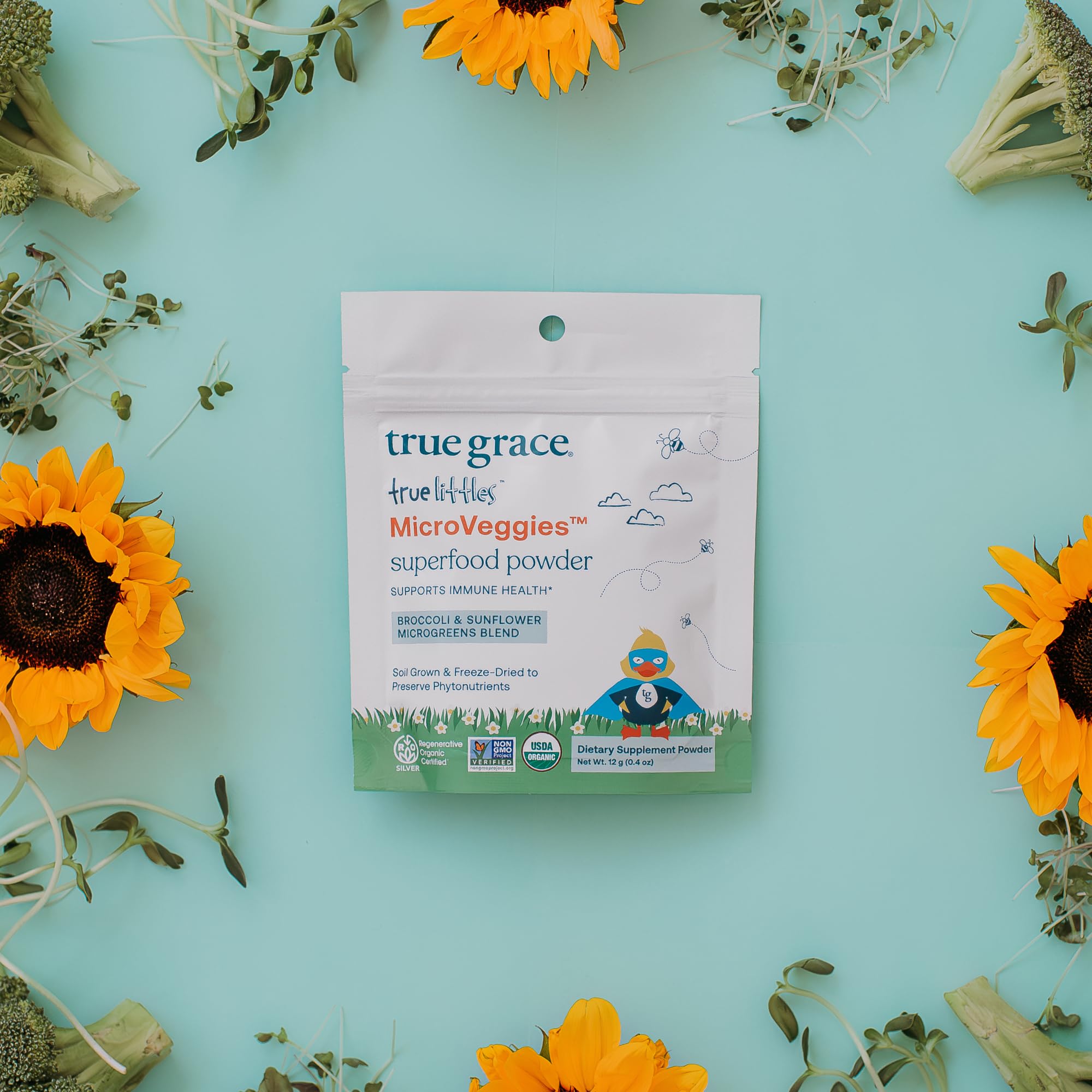 Foto 6 pulgar | Superalimento En Polvo True Grace True Littles Microveggies, 11 Ml - Venta Internacional.