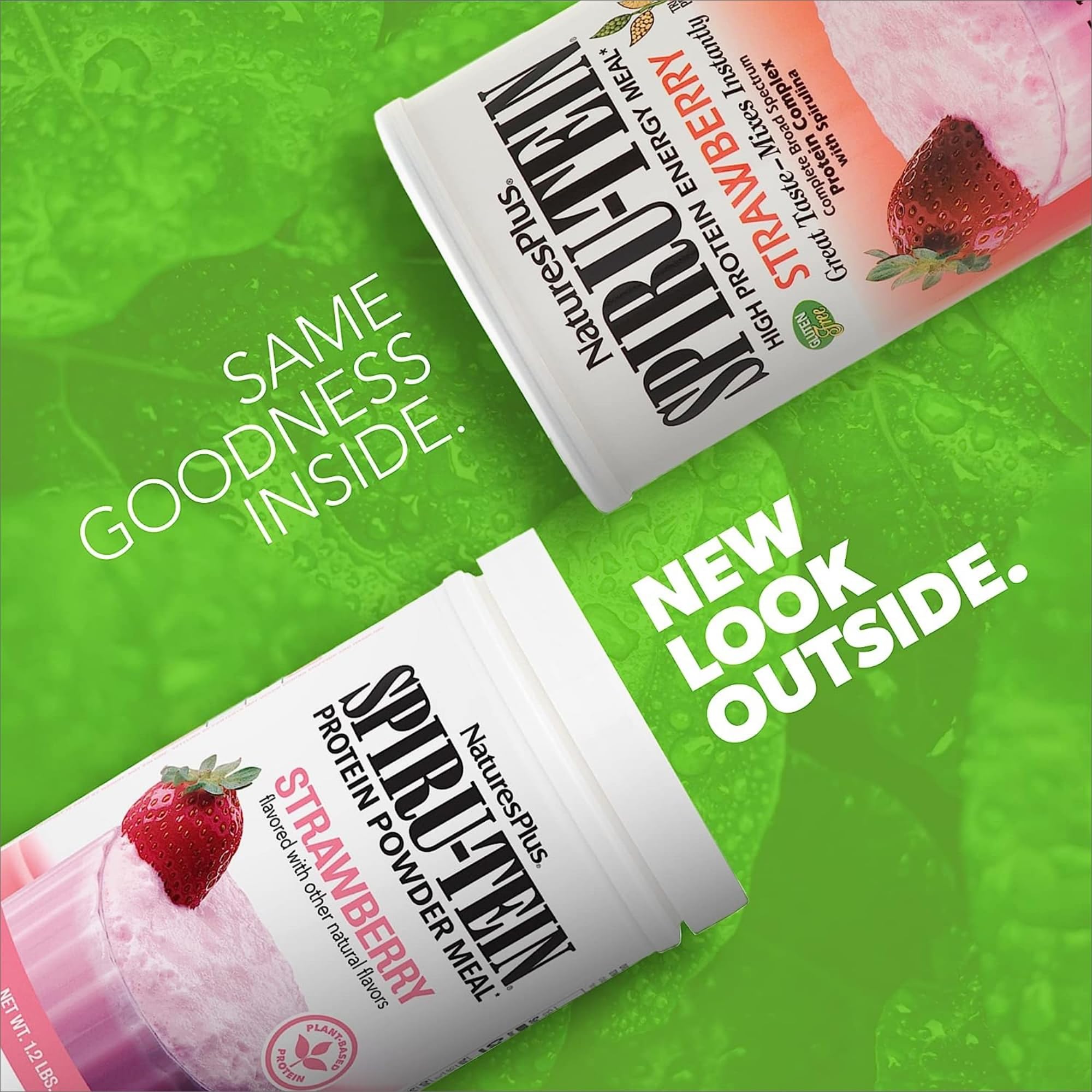 Foto 2 | Batido Proteico Naturesplus Spiru-tein Fresa 544g - Venta Internacional.