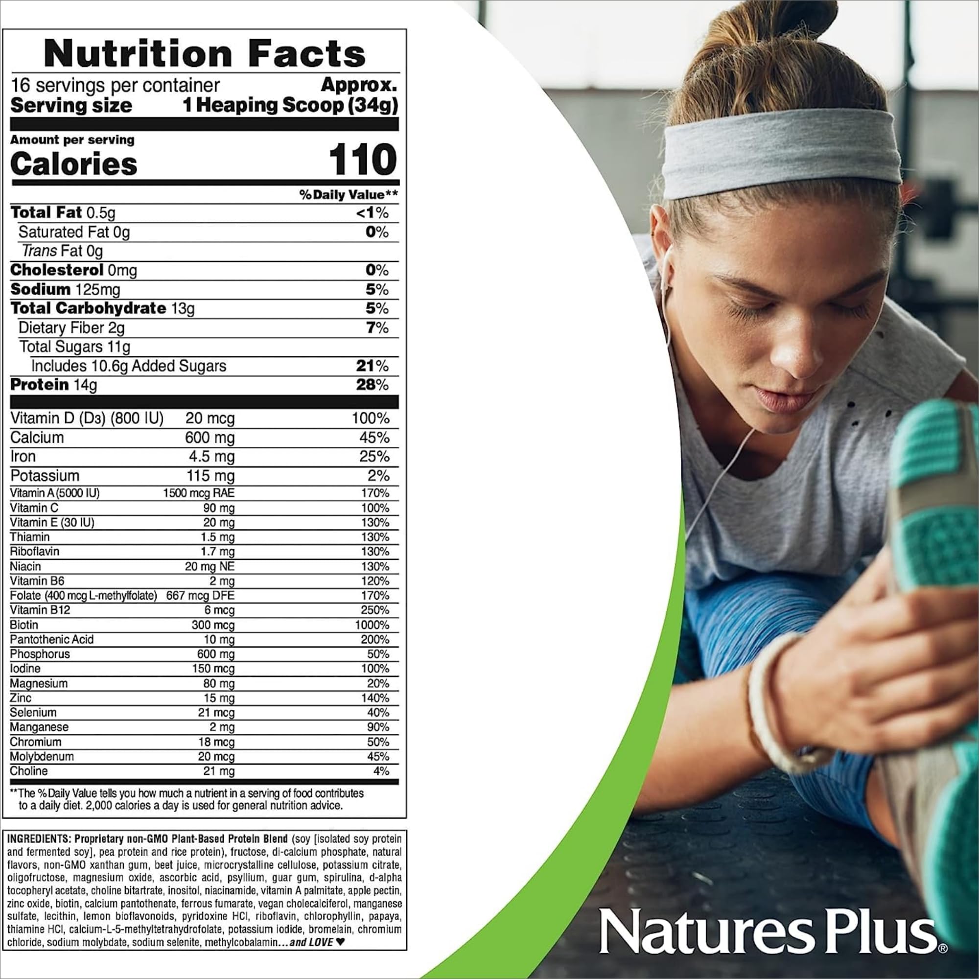 Foto 6 pulgar | Batido Proteico Naturesplus Spiru-tein Fresa 544g - Venta Internacional.