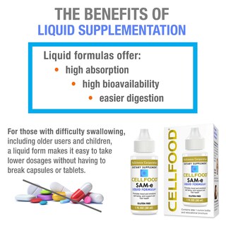Foto 4 | Suplemento Cellfood Sam-e Liquid Formula+30 Ml De Soporte Para Articulaciones - Venta Internacional.