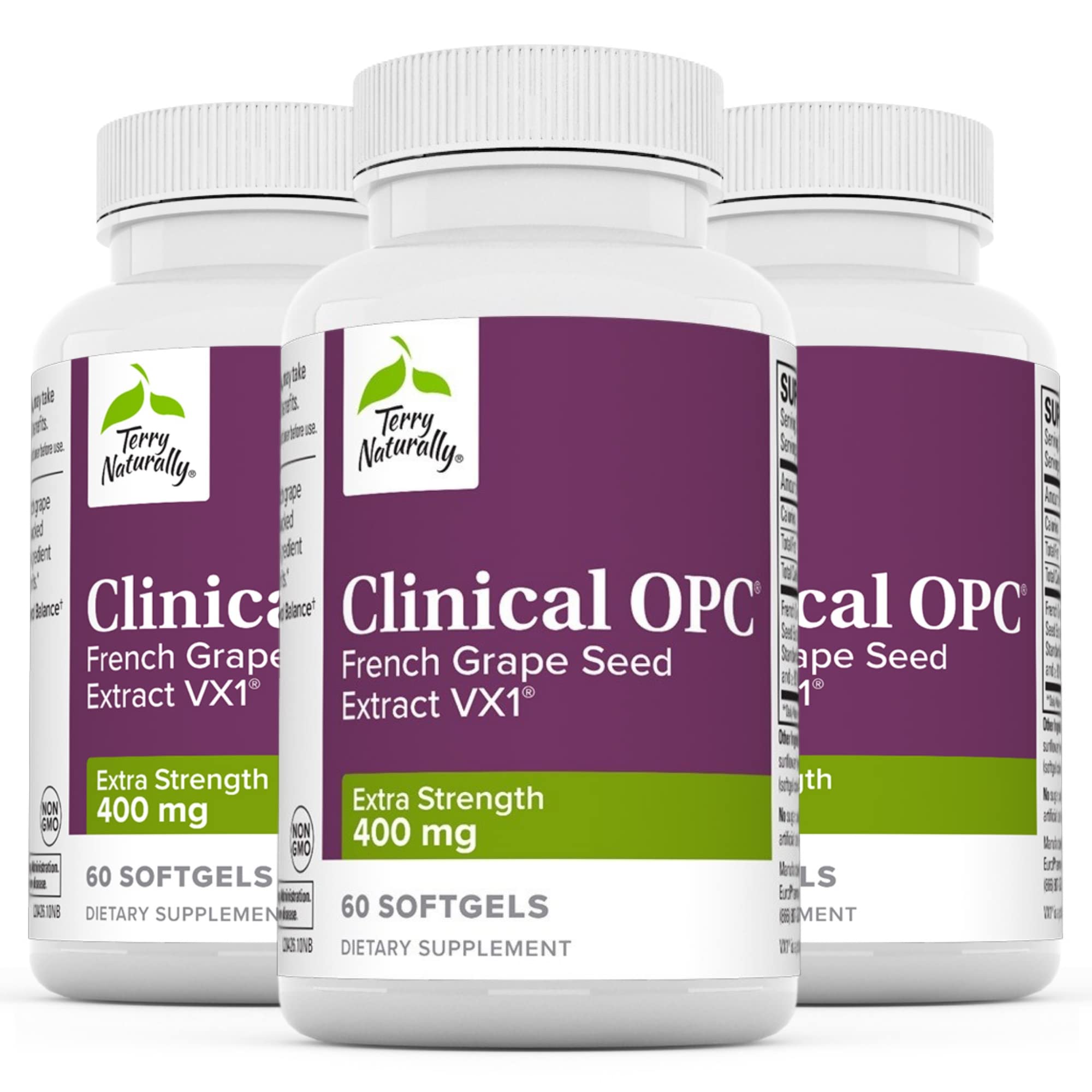 Foto 2 pulgar | Suplemento Terry Naturally Clinical Opc Extra Strength 60 Cápsulas Blandas X3 - Venta Internacional.