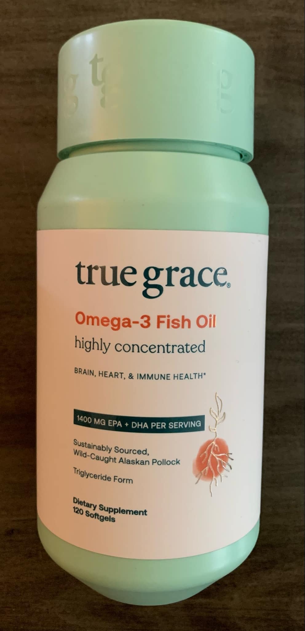 Foto 4 pulgar | Aceite De Pescado Omega-3 True Grace 1400 Mg Epa + Dha 120 Cápsulas Blandas - Venta Internacional.