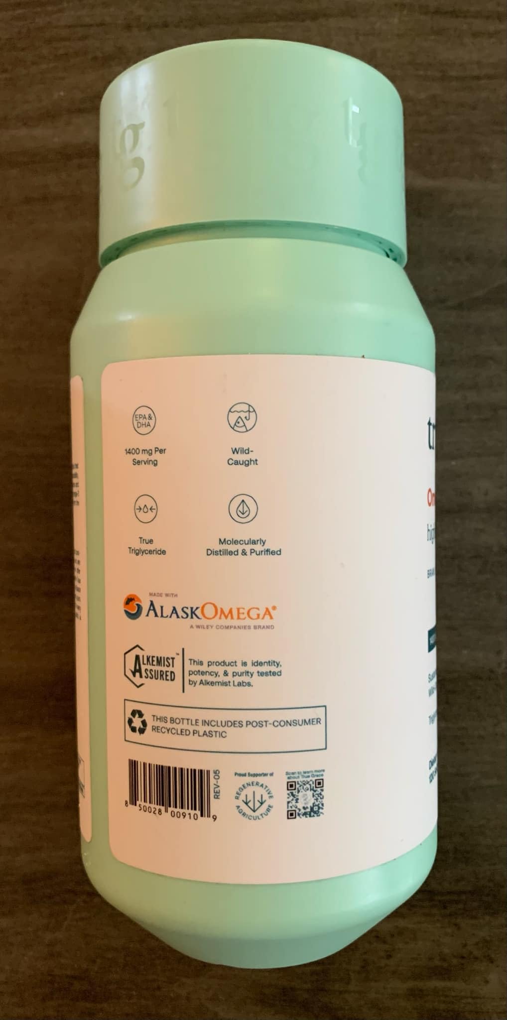 Foto 6 pulgar | Aceite De Pescado Omega-3 True Grace 1400 Mg Epa + Dha 120 Cápsulas Blandas - Venta Internacional.