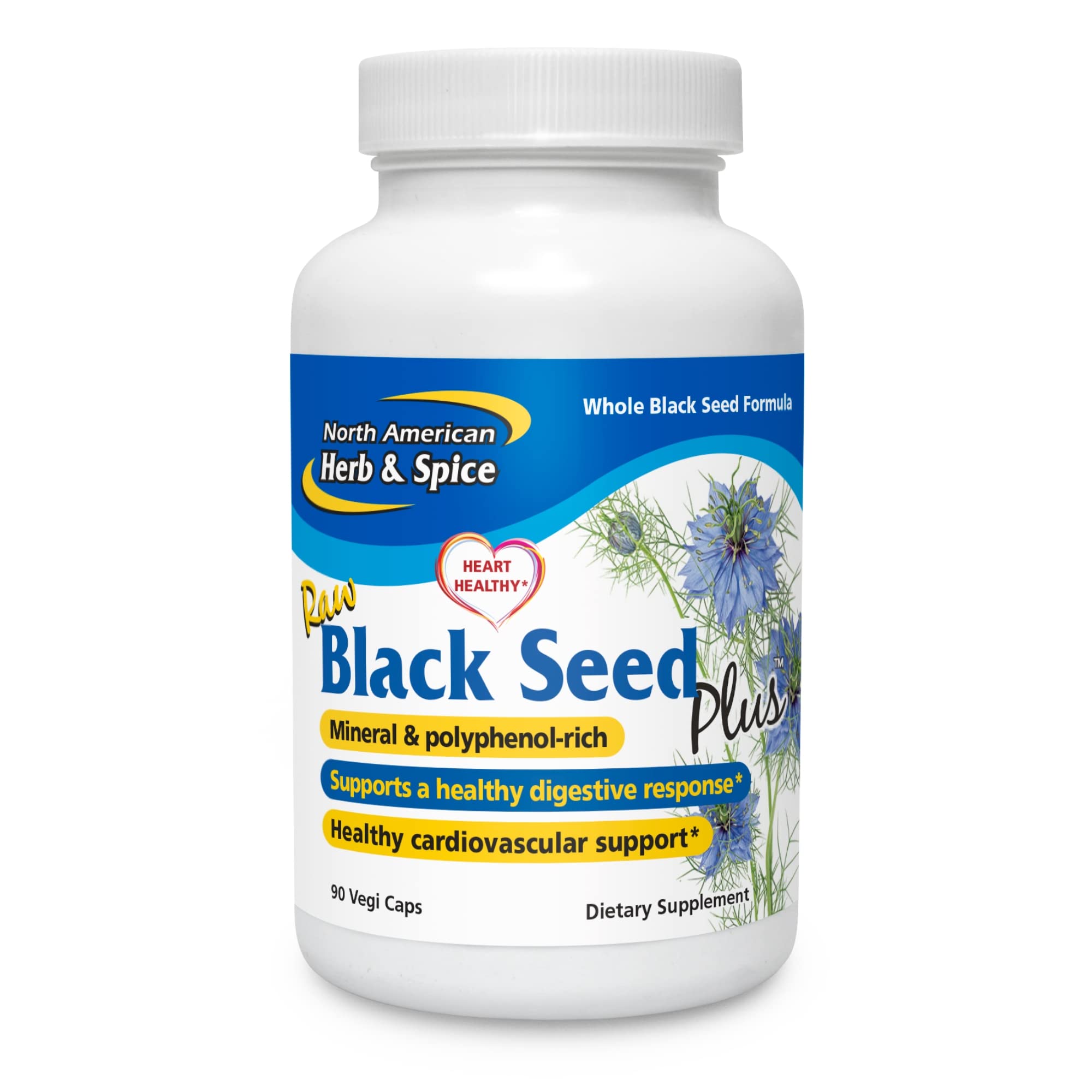 Foto 2 pulgar | Suplemento North American Herb & Spice Black Seed Plus 90 Cápsulas - Venta Internacional.