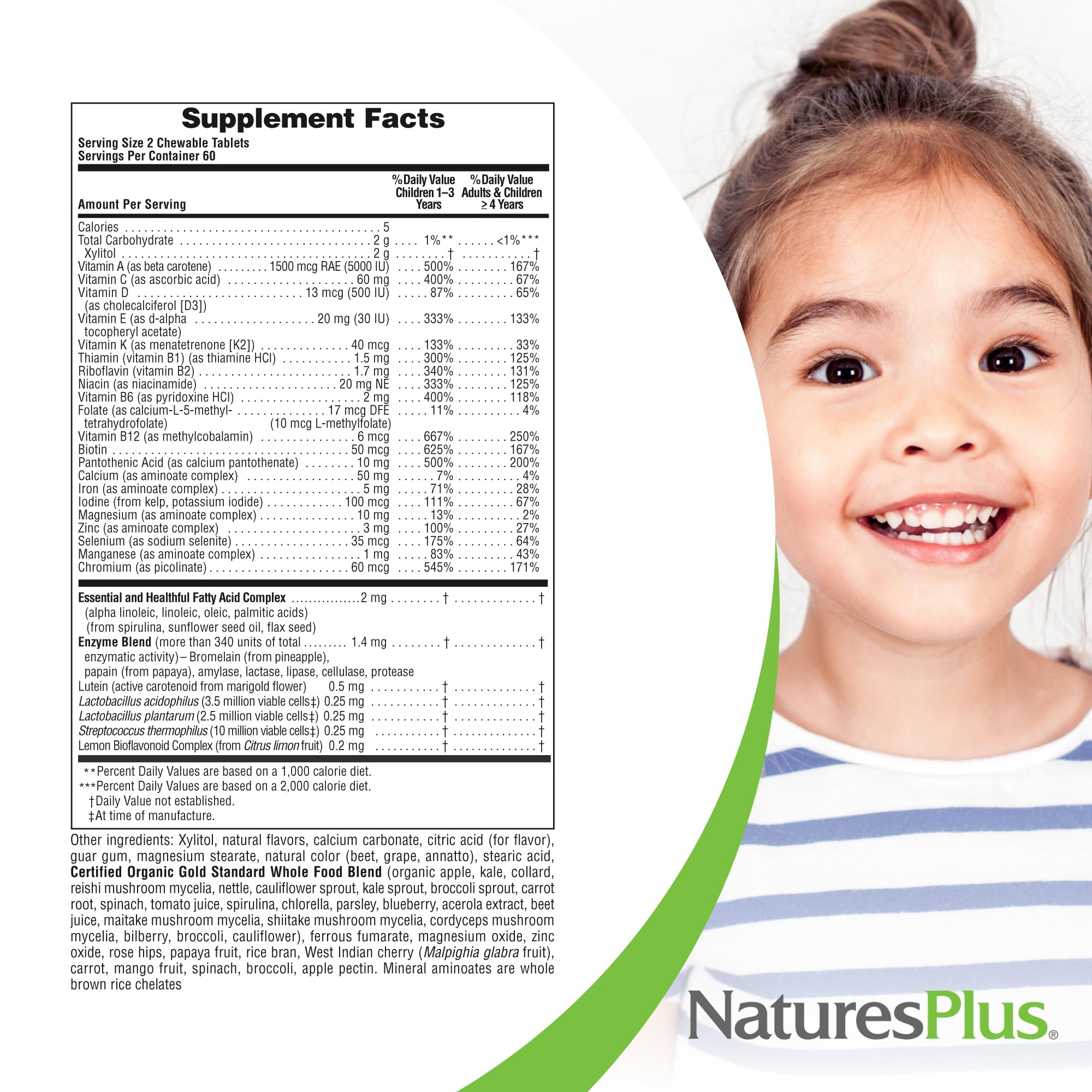 Foto 5 | Multivitamínico Nature's Plus Animal Parade Gold 120 Comprimidos - Venta Internacional.